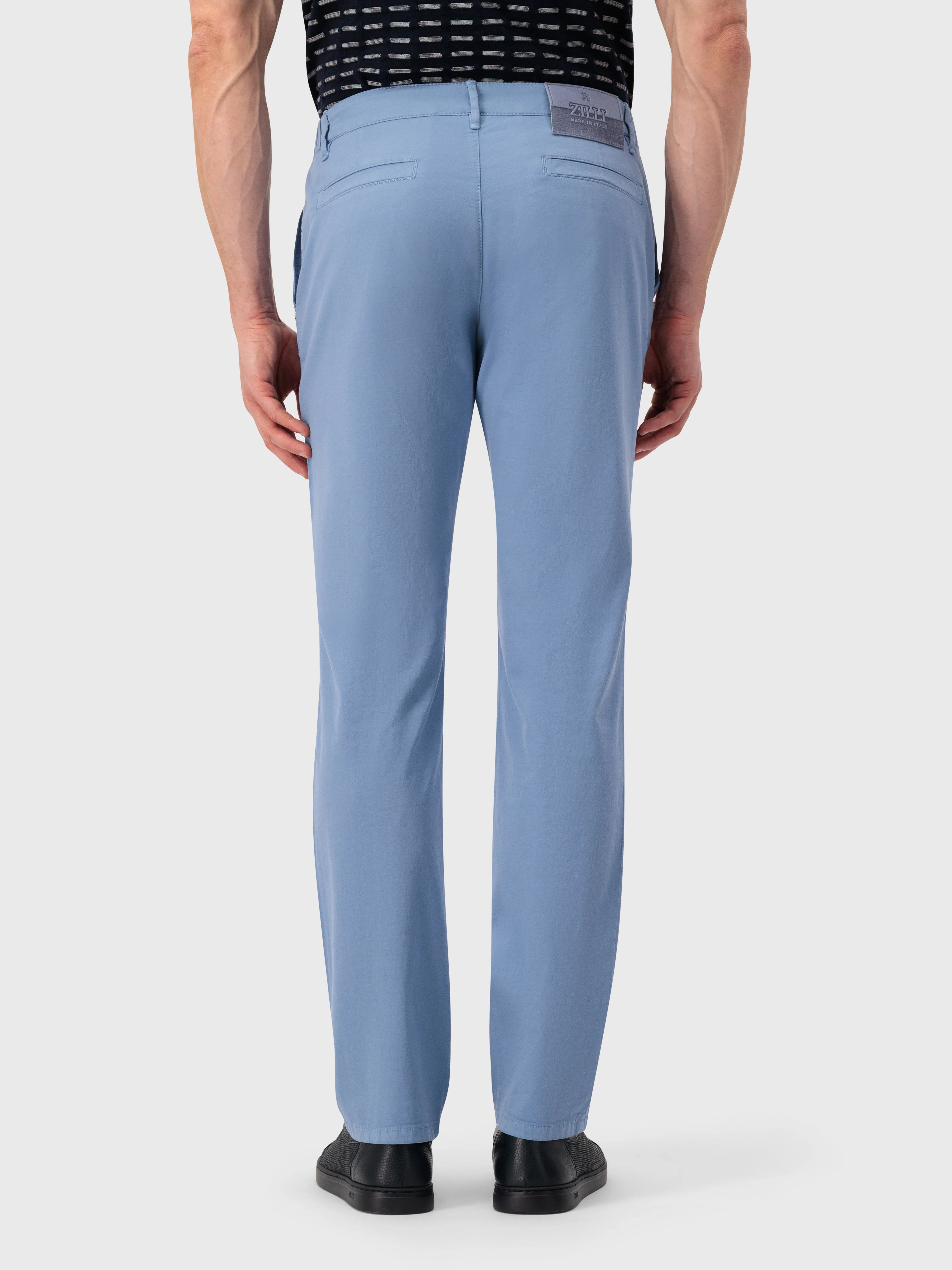Slim Fit Trousers - Blue Sky