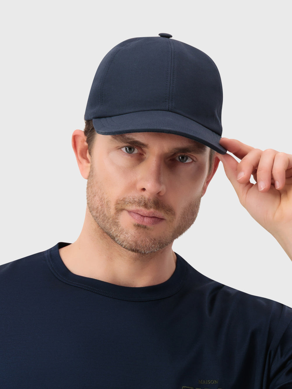 "Maison ZILLI EST 1965" Embroidered Cap - Ink