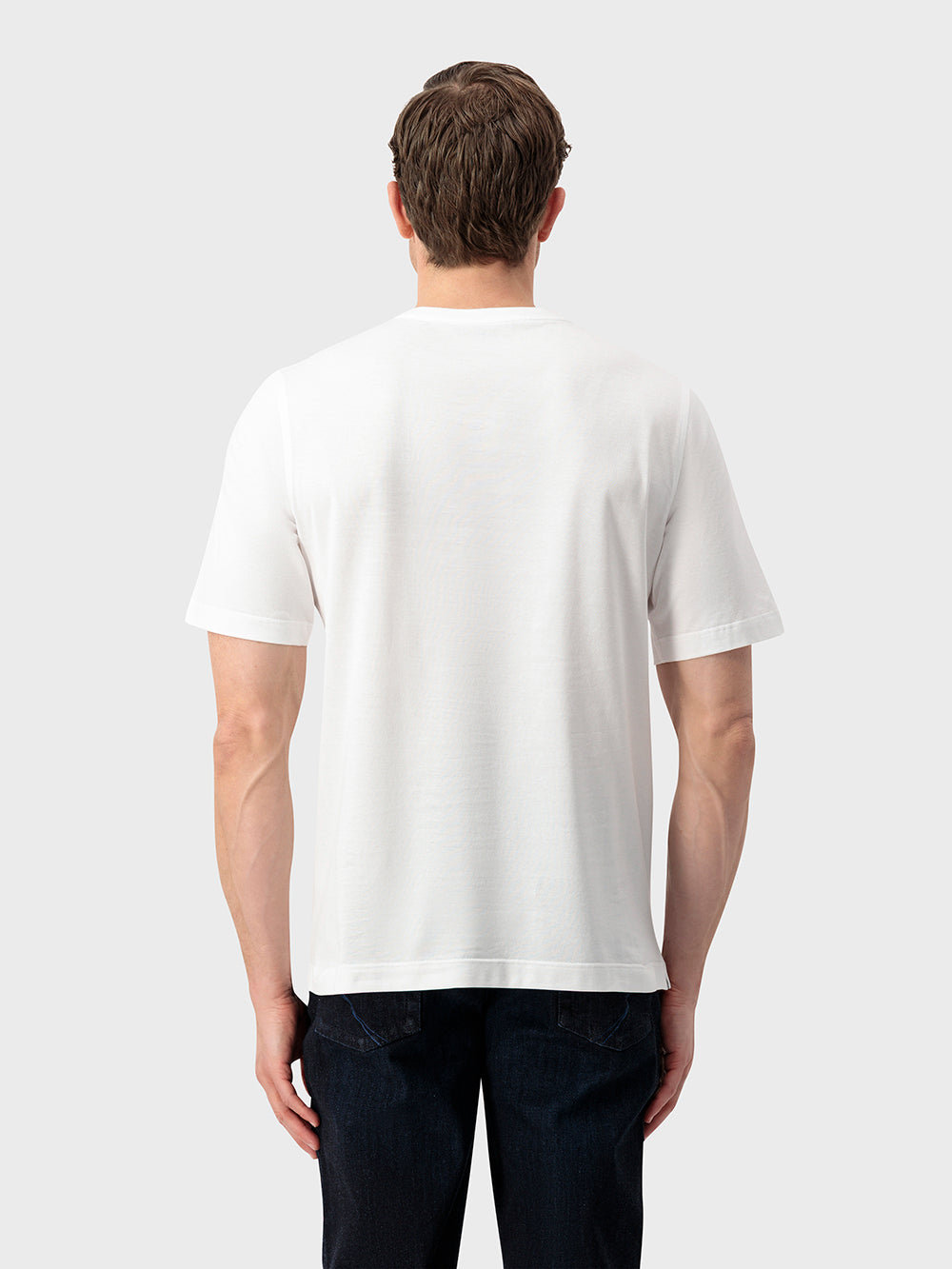 "ZILLI Club Lion" Embroidery Cotton Shirt - White