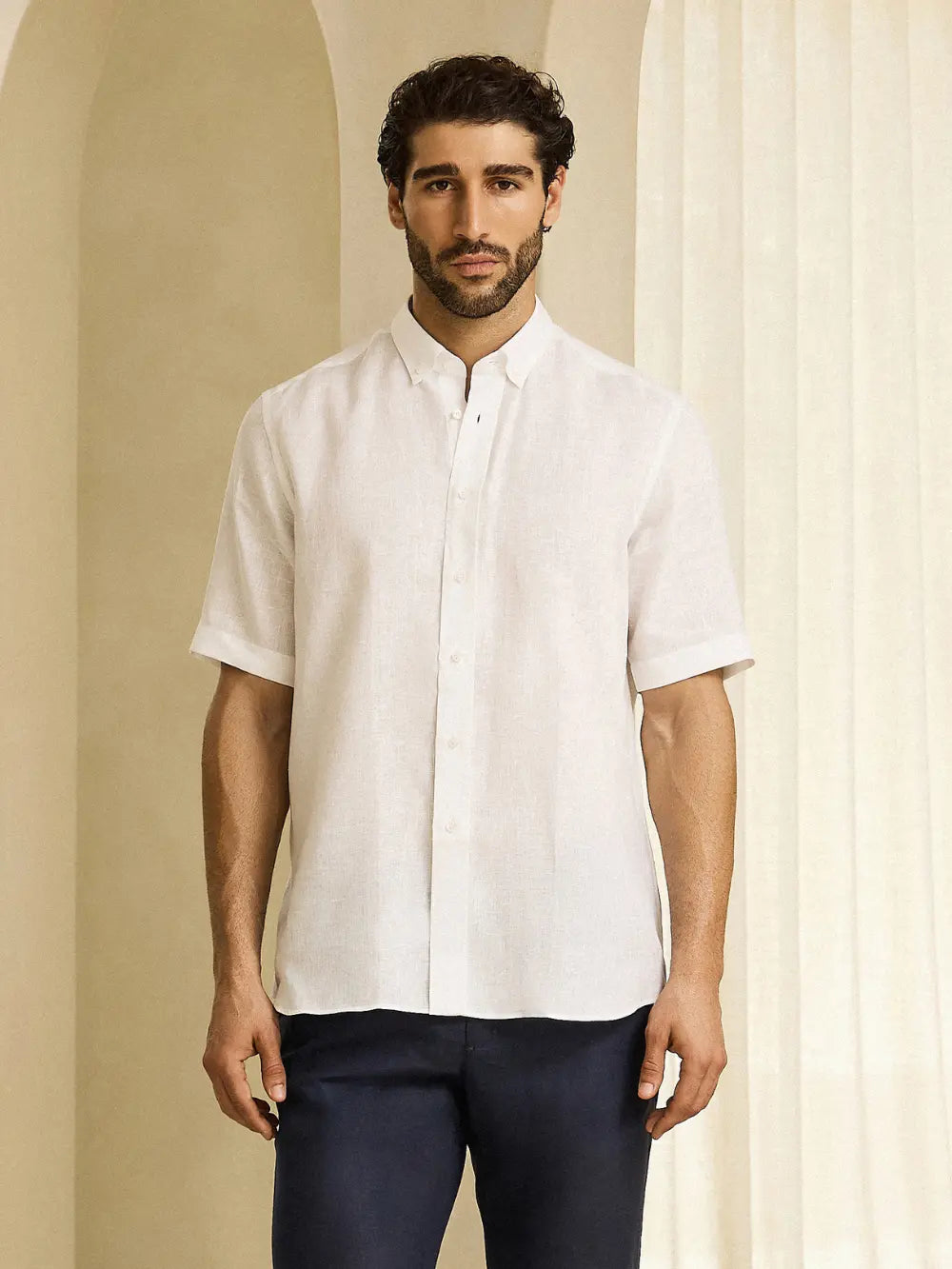 Linen Shirt - White