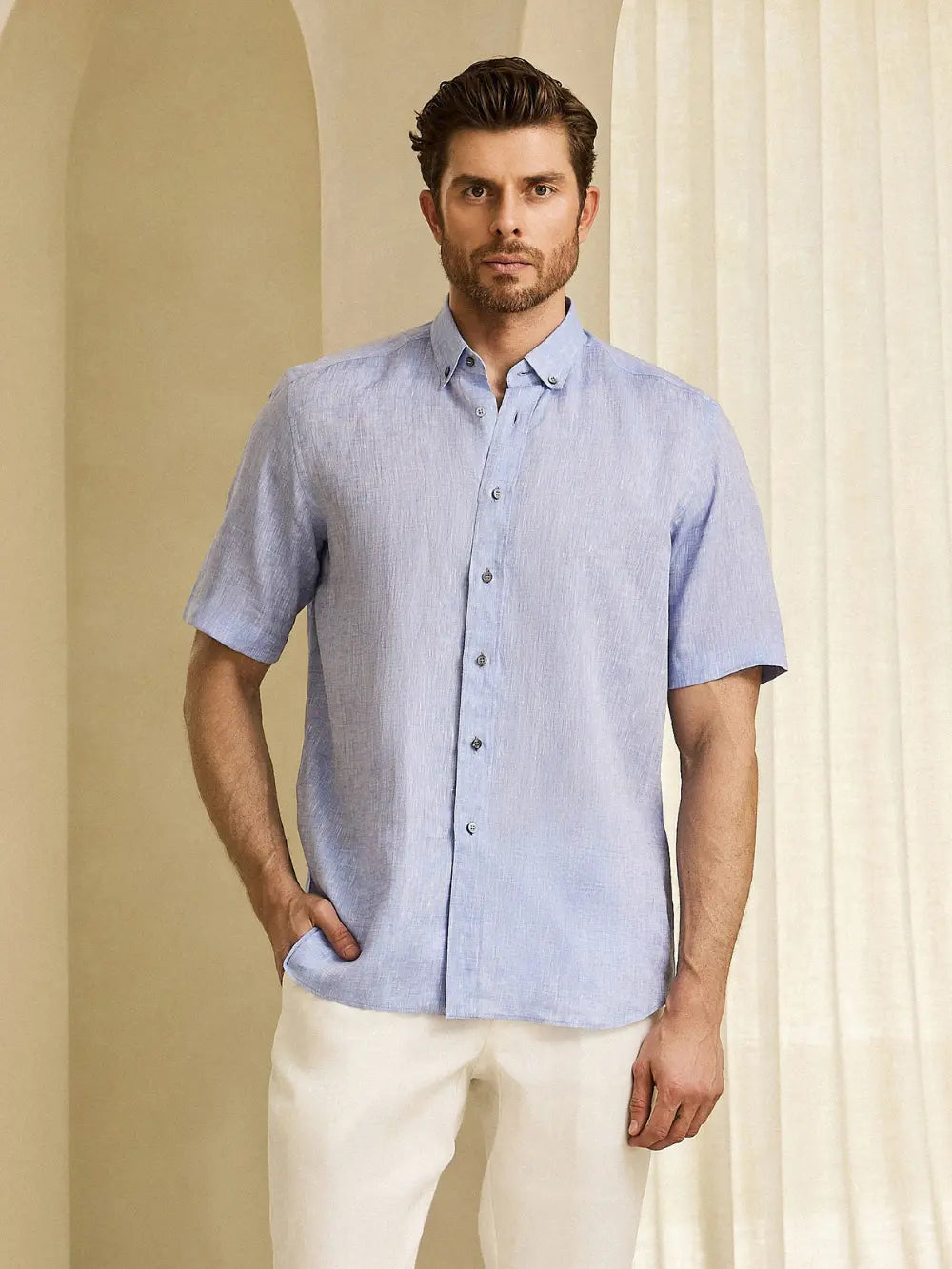 Linen Shirt - Ink