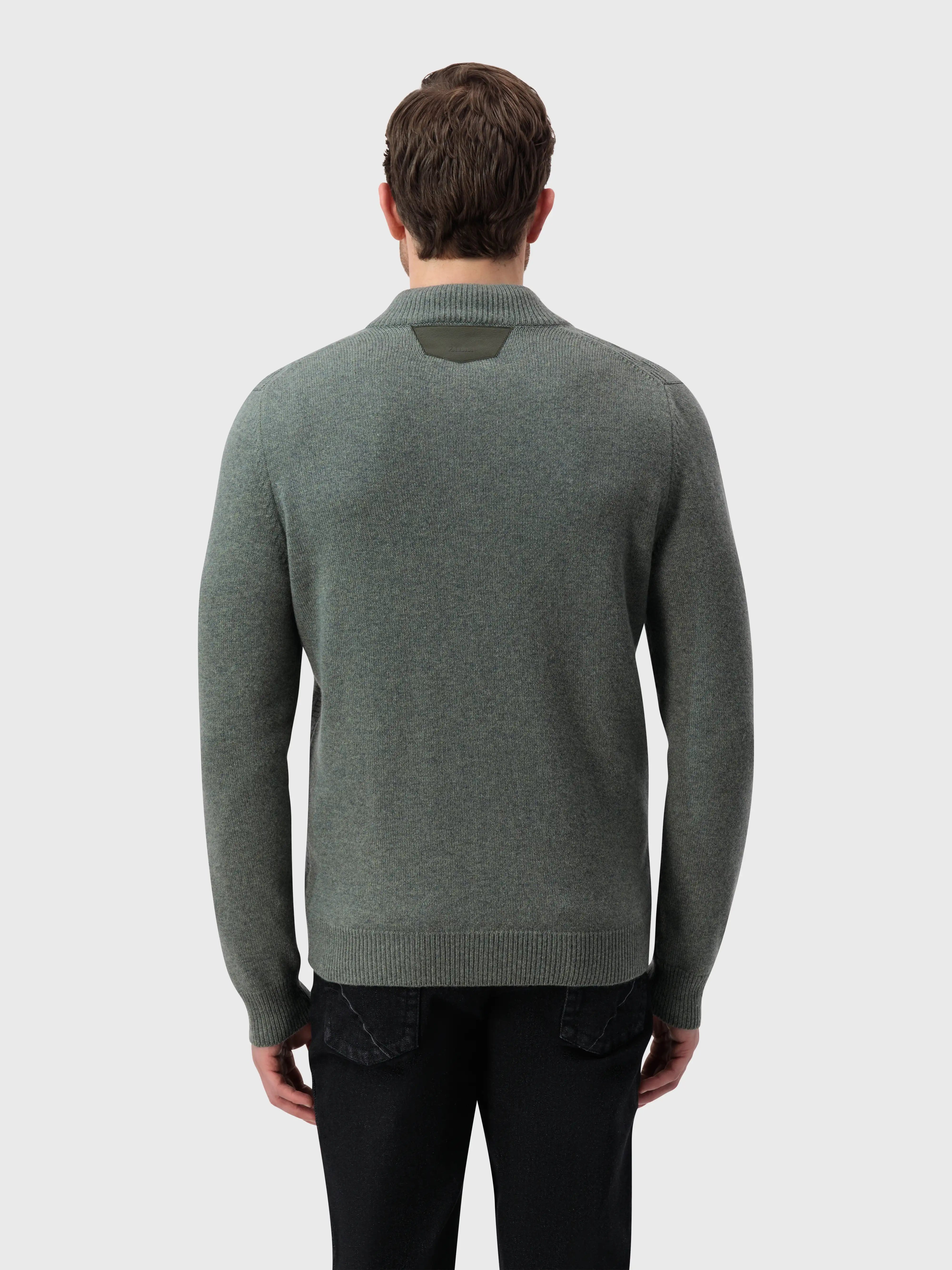 Basket-Weaved Cardigan - Winter Eucaliptum