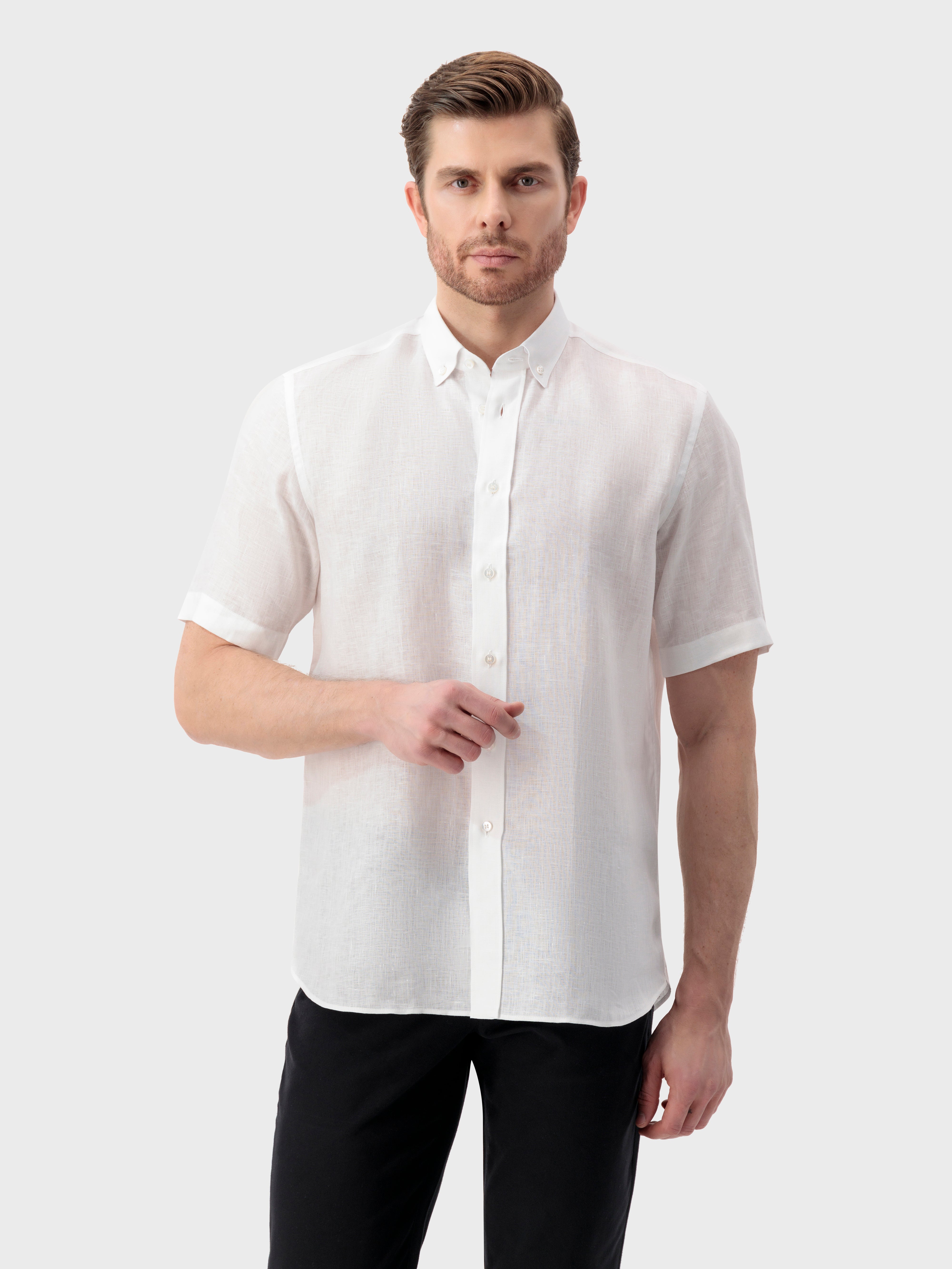 Linen Shirt - White