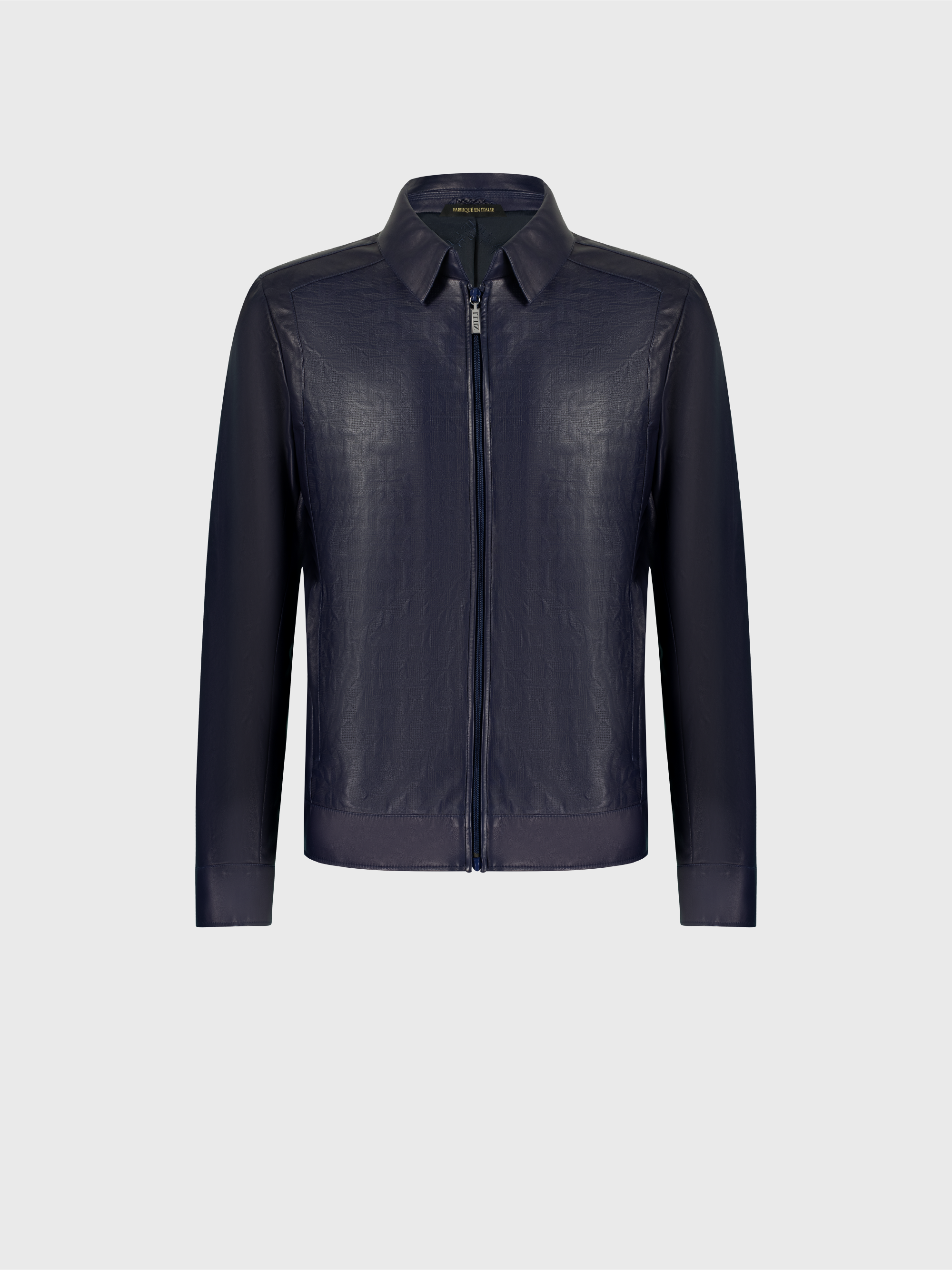 Blouson with Geometric Pattern