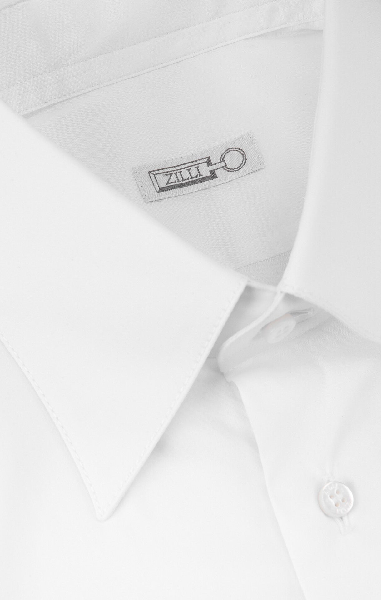 Classic Cotton Blend Shirt with Unique American-Style Collar