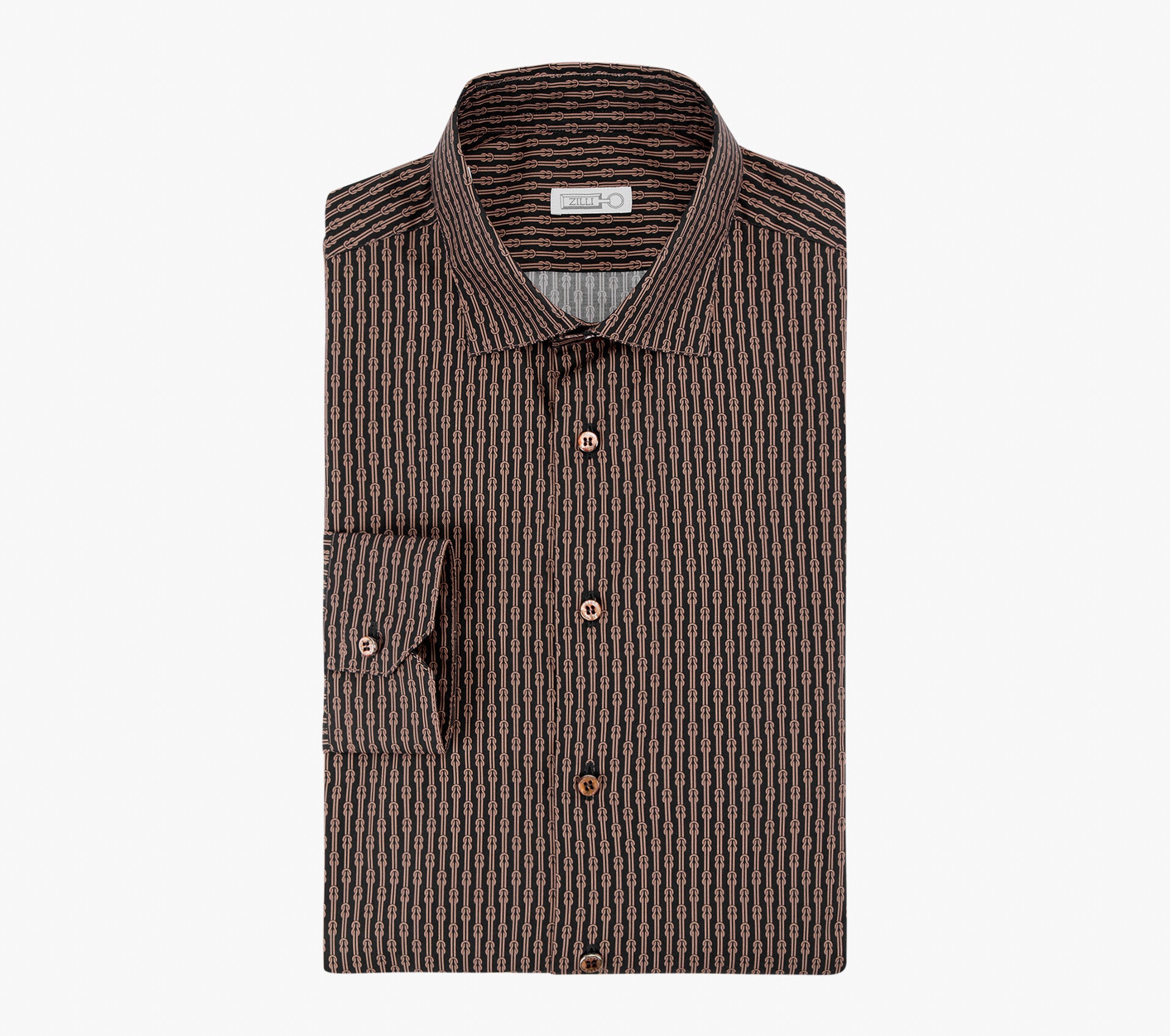 Shirt with Art-Express Knot Pattern