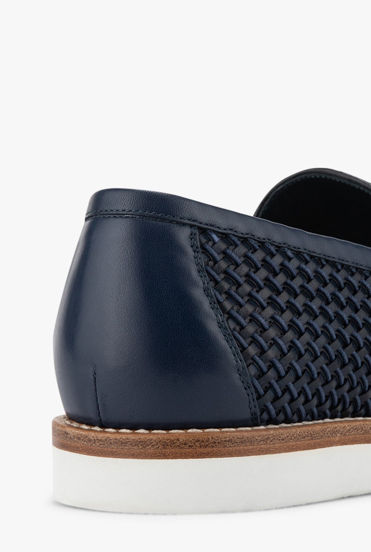 Braided Calfskin & Cotton Loafers