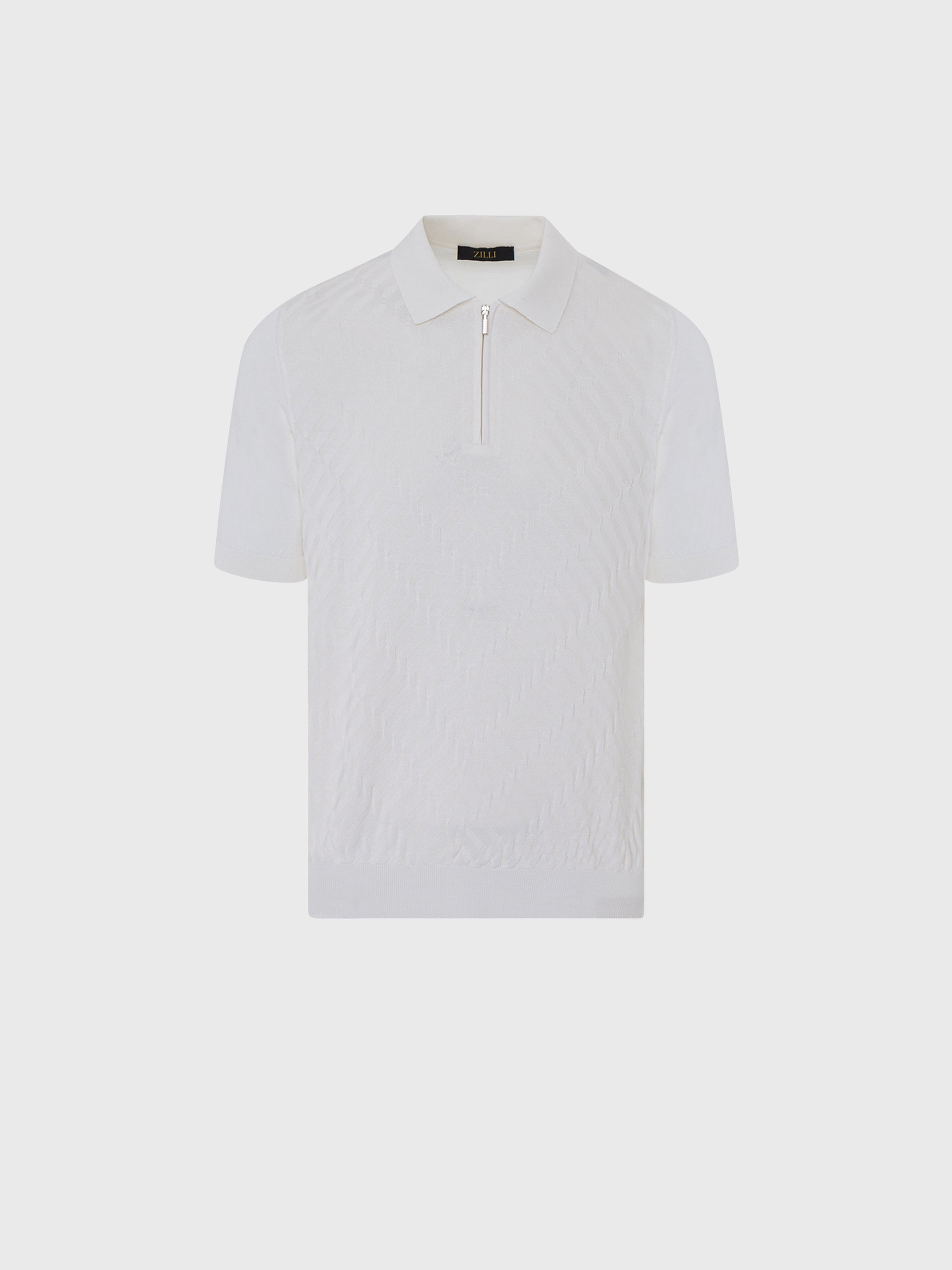 Zipped Polo Short Sleeves