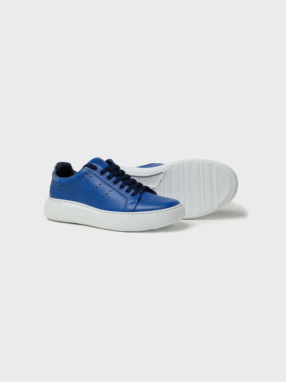 Zilli Perforated Calfskin Loafers with Palladium-Finish Rivet