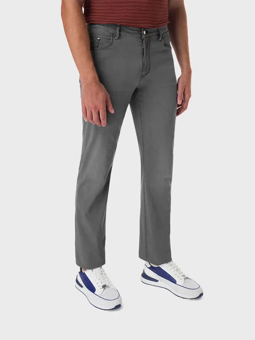 Zilli Regular Fit Jeans with Alligator Skin Patch