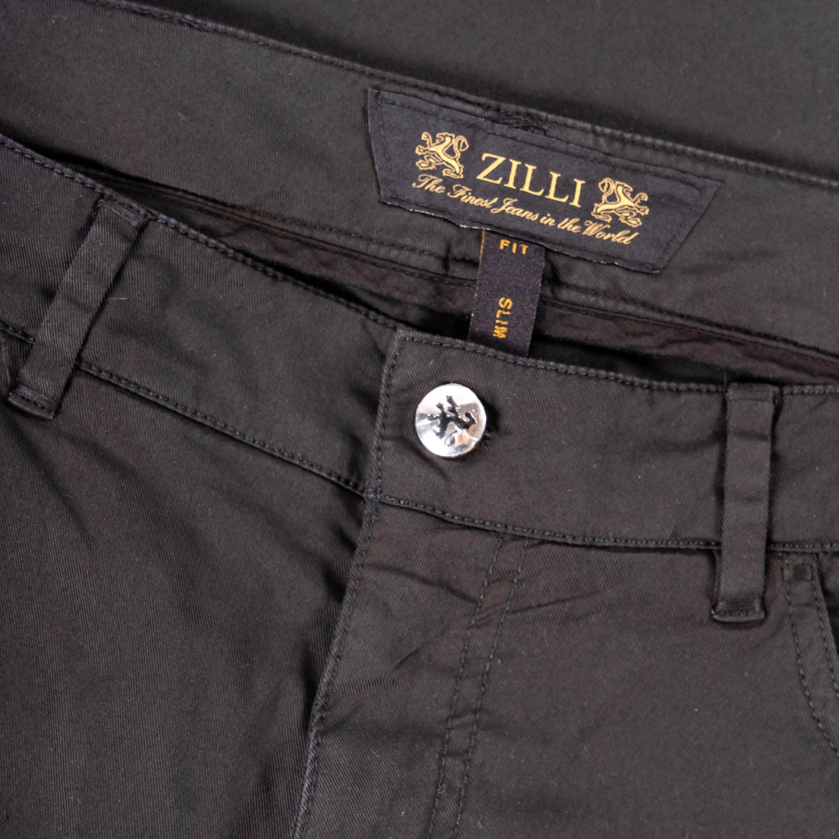 Bermuda cotton fabric with long Z embroidery logo on the pocket - ZILLI