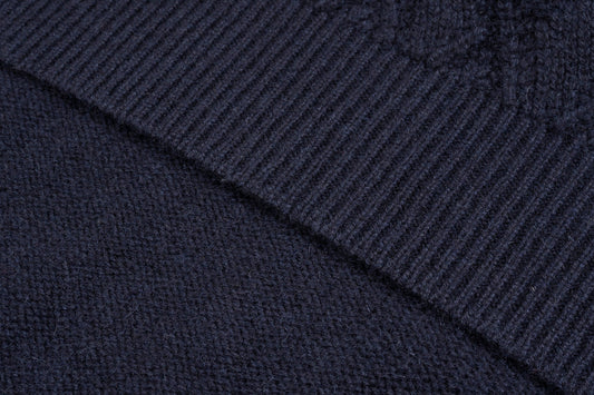 Funnel neck sweater with Lion embroidery - ZILLI