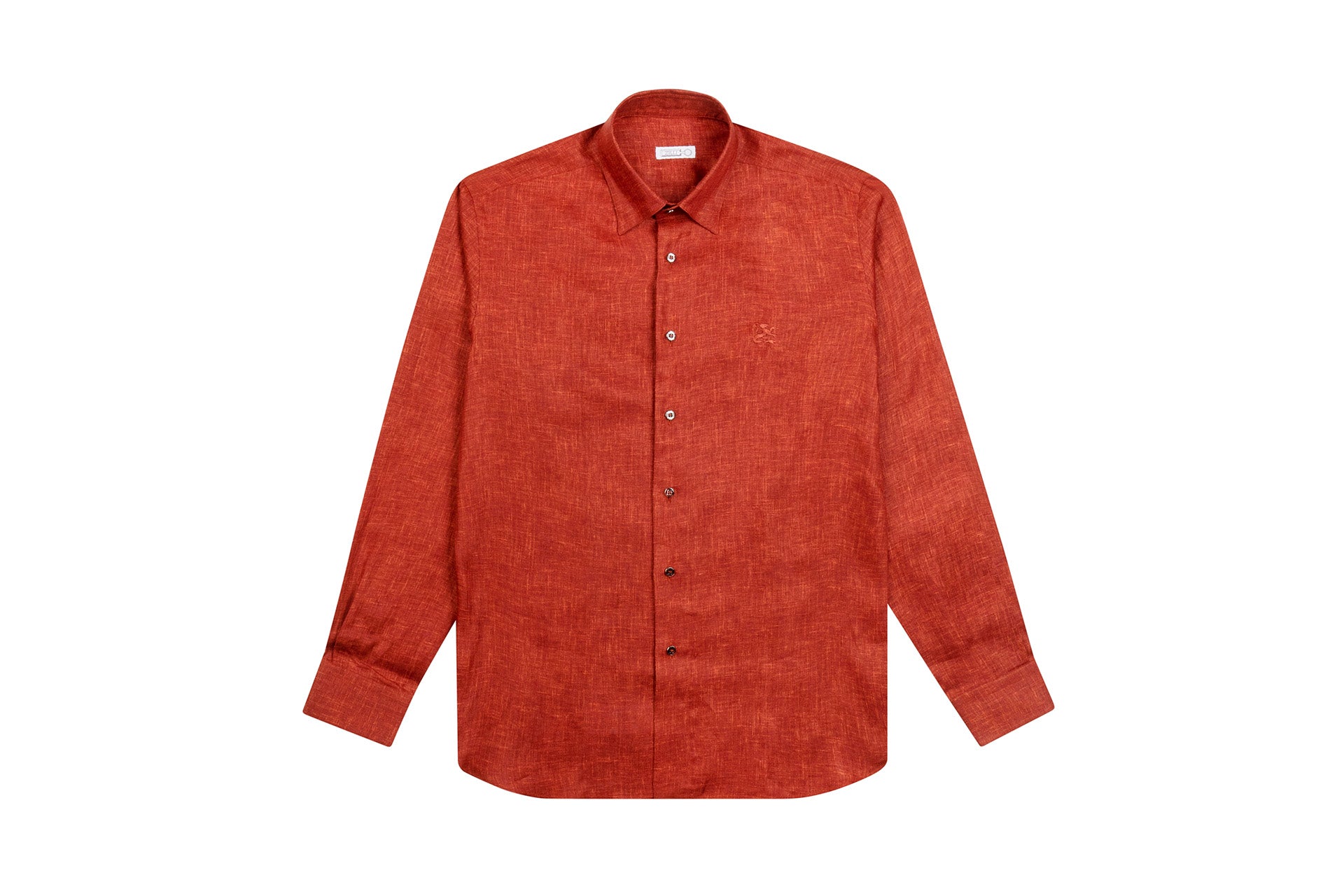 Linen Shirt, Griffon Embroidery - ZILLI