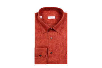 Linen Shirt, Griffon Embroidery - ZILLI