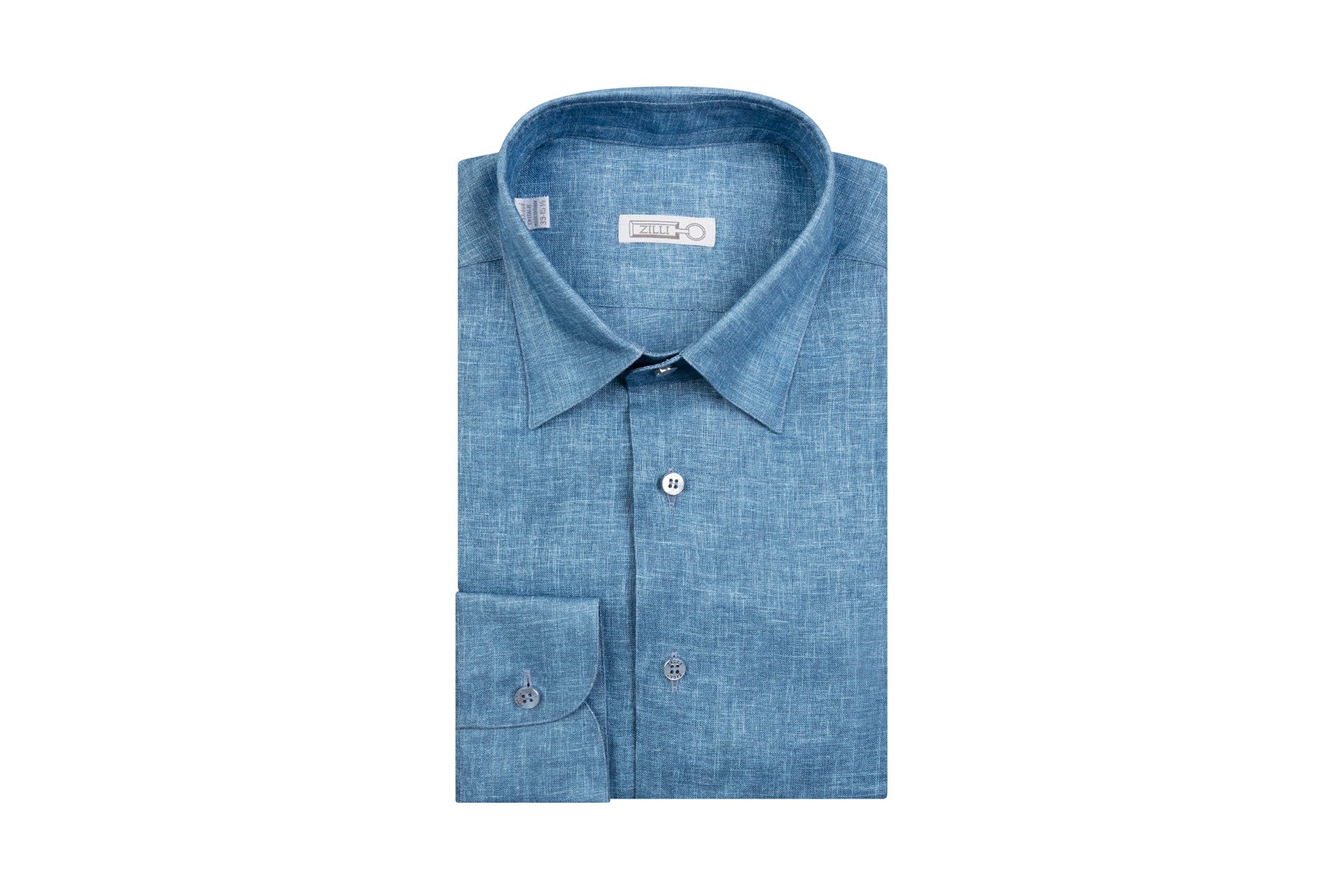 Linen Shirt, Griffon Embroidery - ZILLI