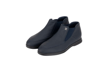 Navy ankle leather boots - ZILLI