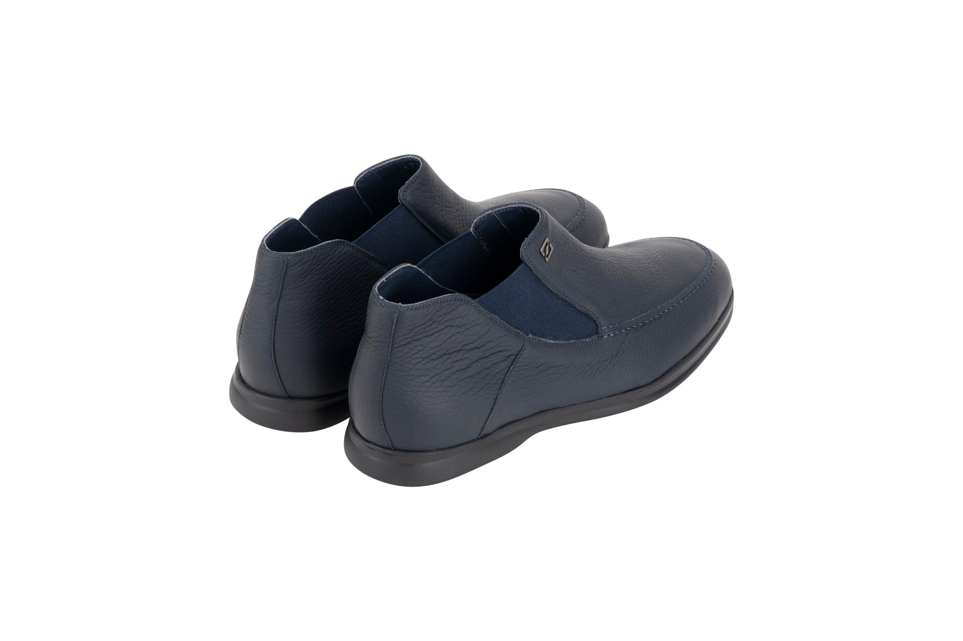 Navy ankle leather boots - ZILLI