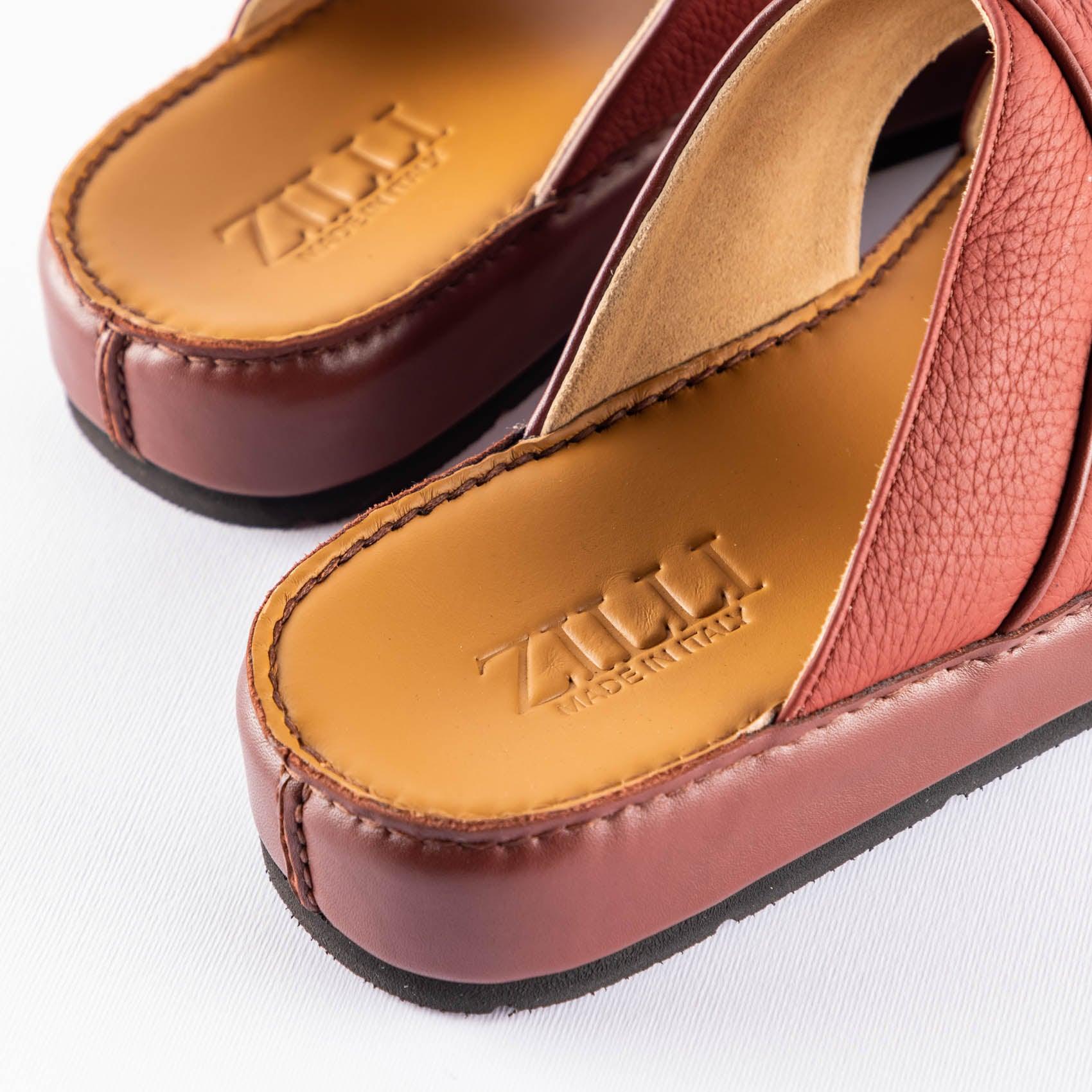 Sandals Arabic style in deer leather - ZILLI
