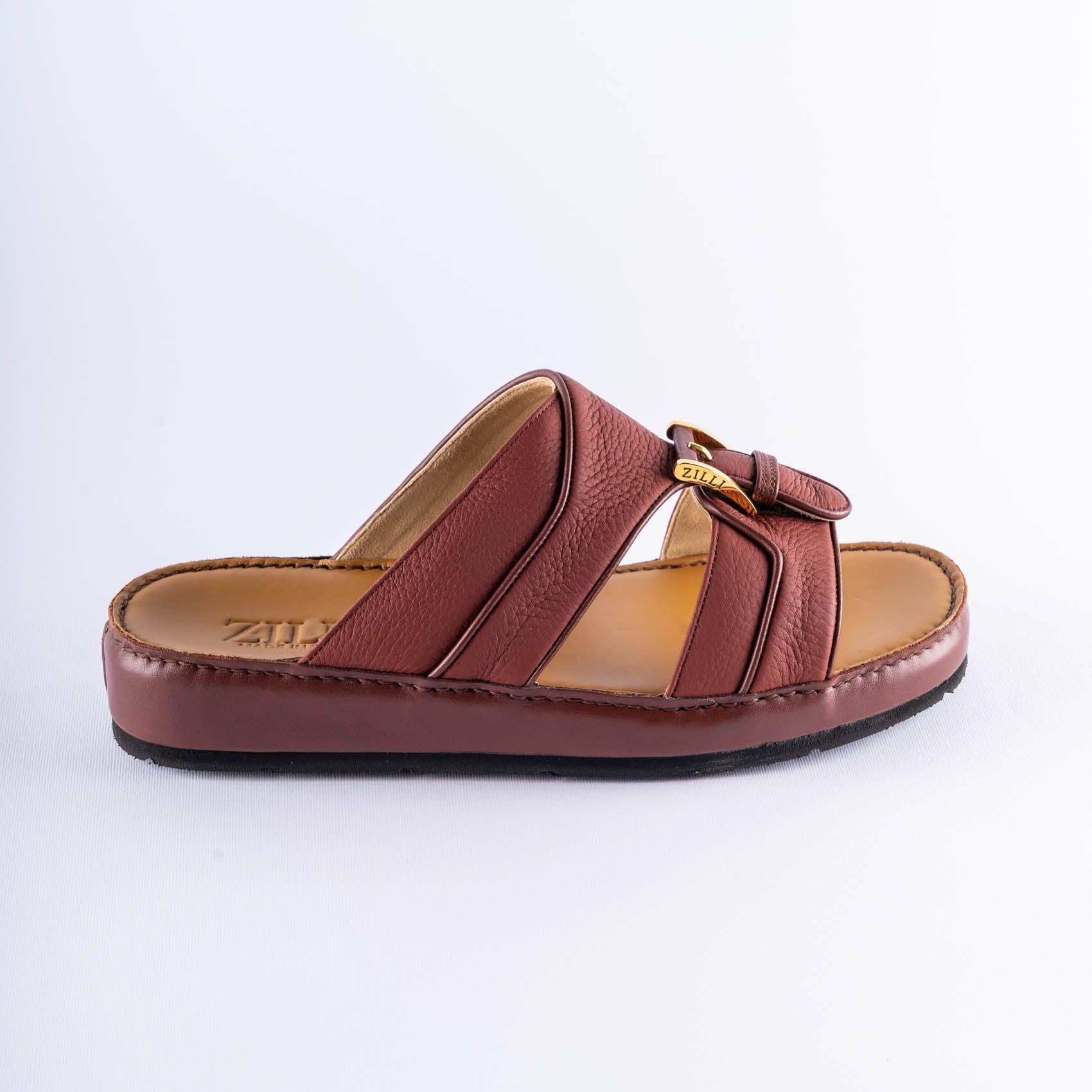 Sandals Arabic style in deer leather - ZILLI