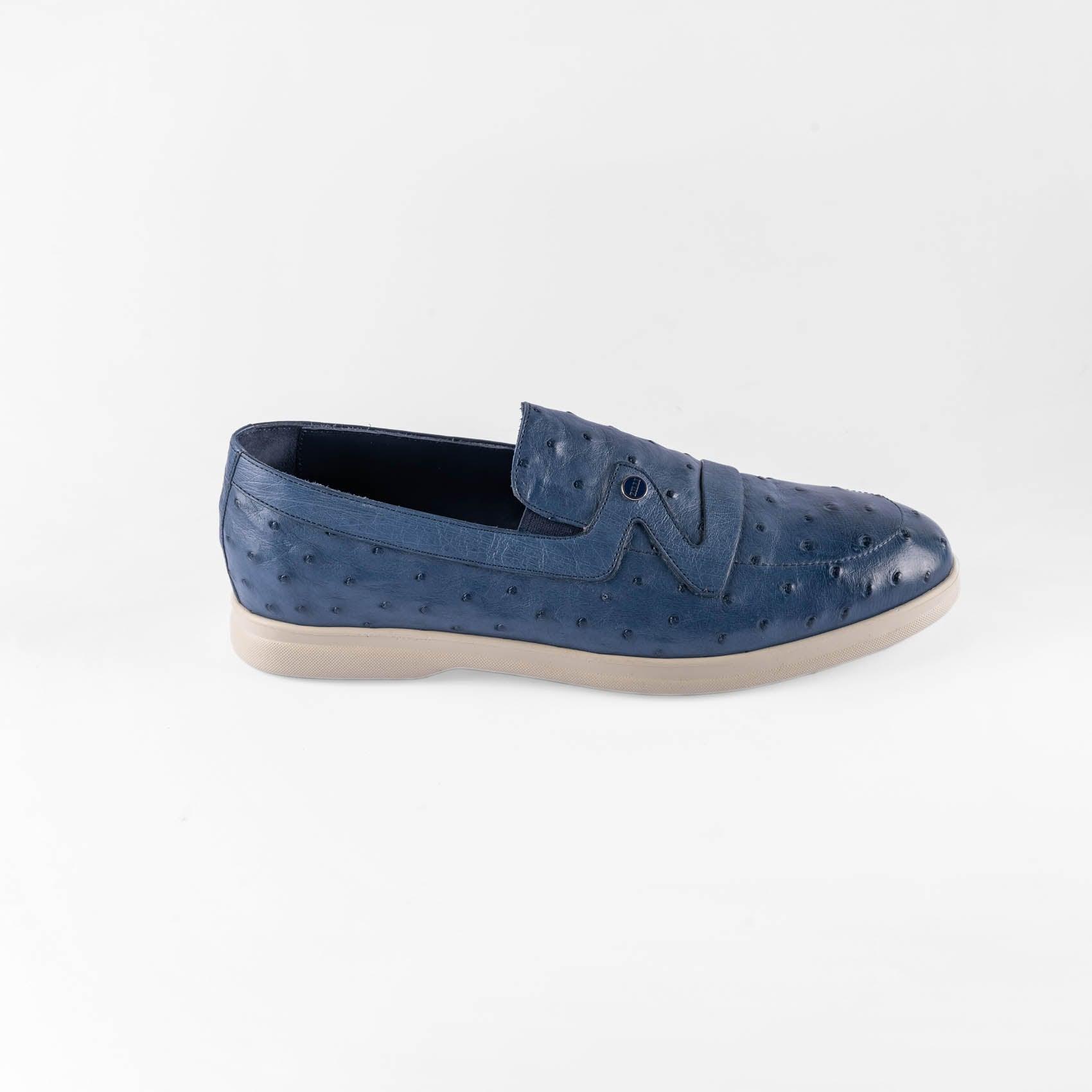 Shoes loafer casual ostrich leather - ZILLI