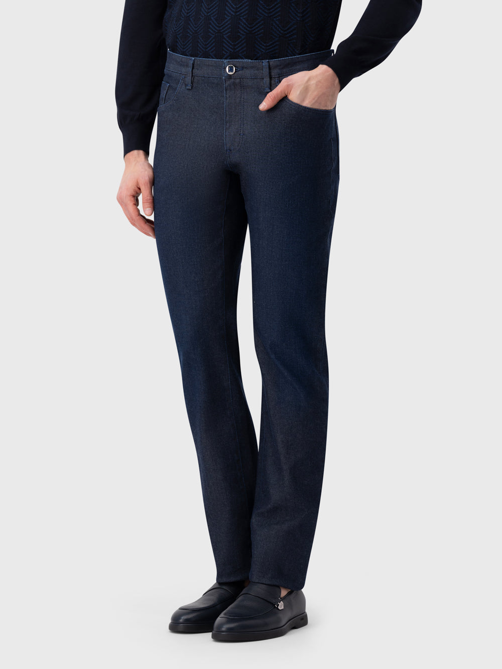 ZILLI Detail Denim - Blue Navy