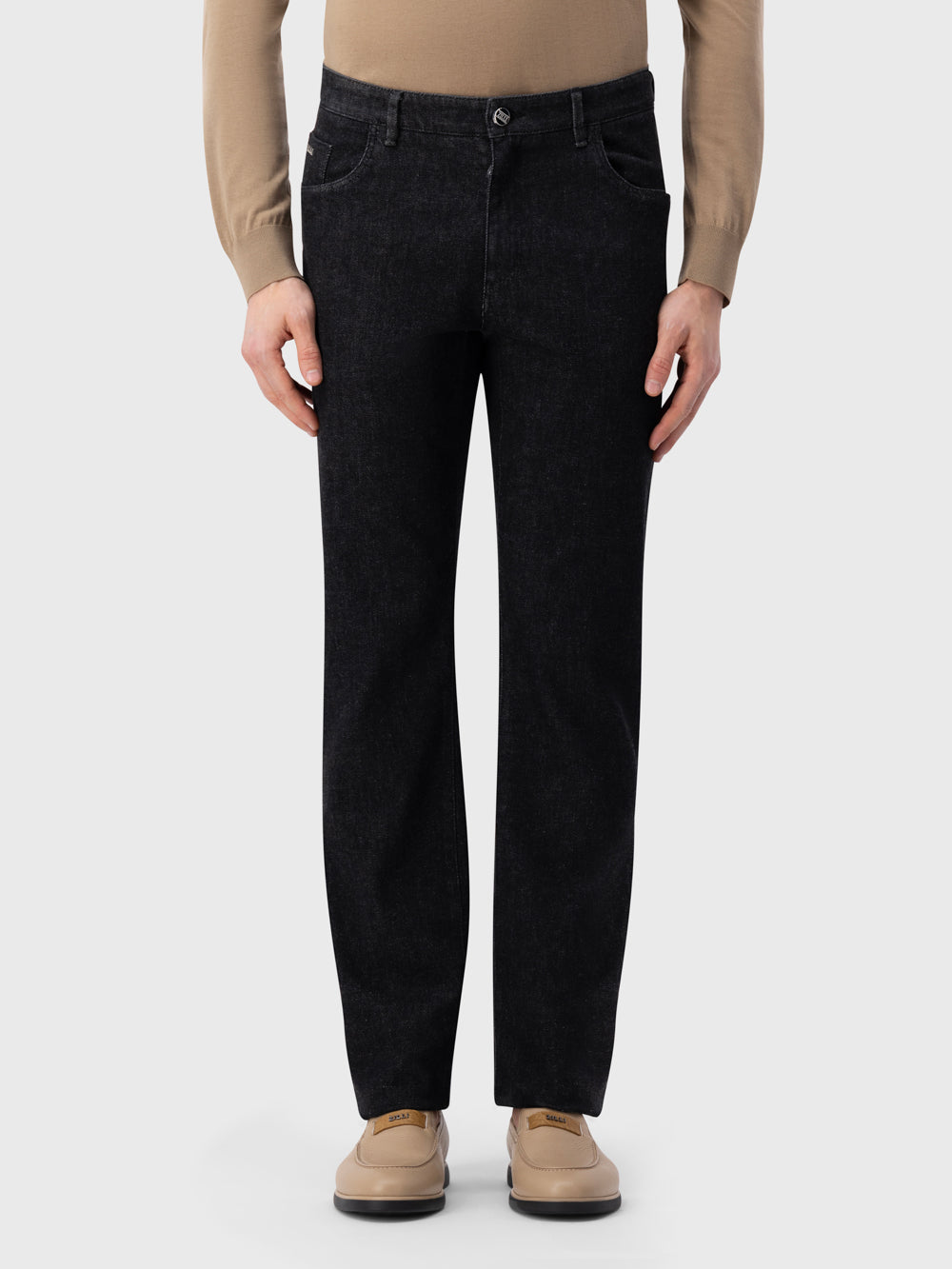 ZILLI Lettering Denim - Black