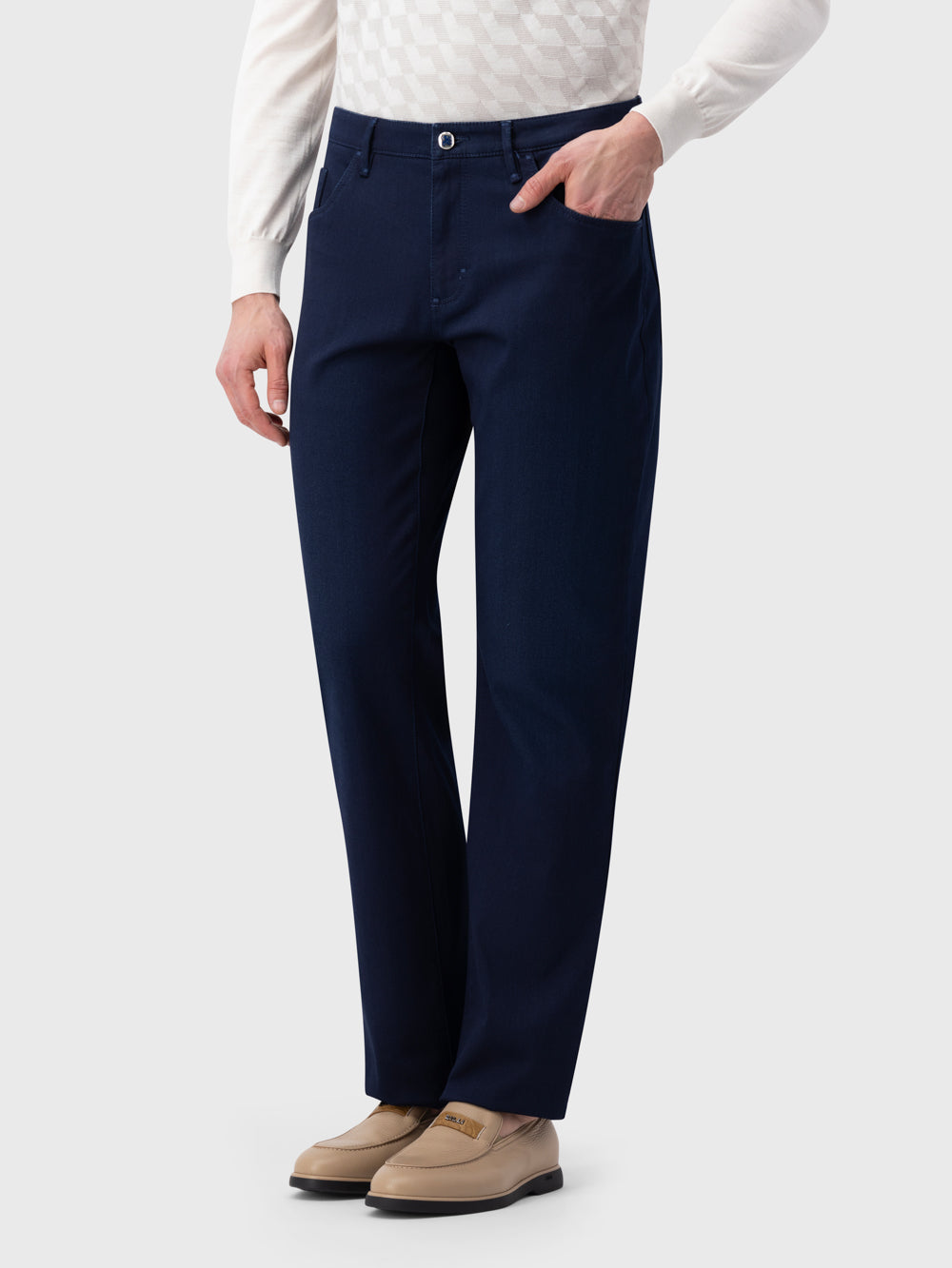 Blue Denim Jean with ZILLI Back Detail