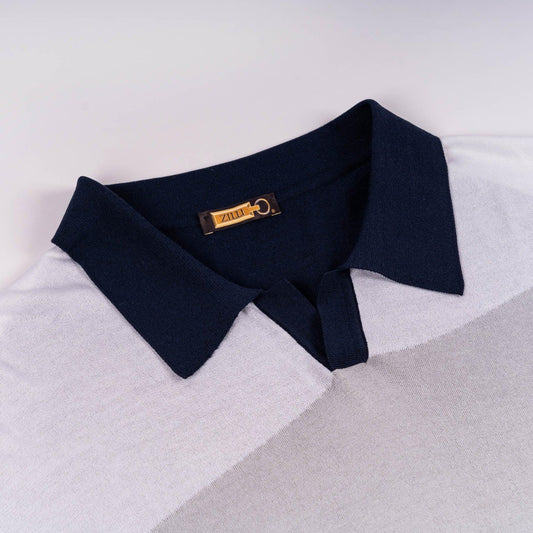 Short sleeve polo without button and zip - ZILLI