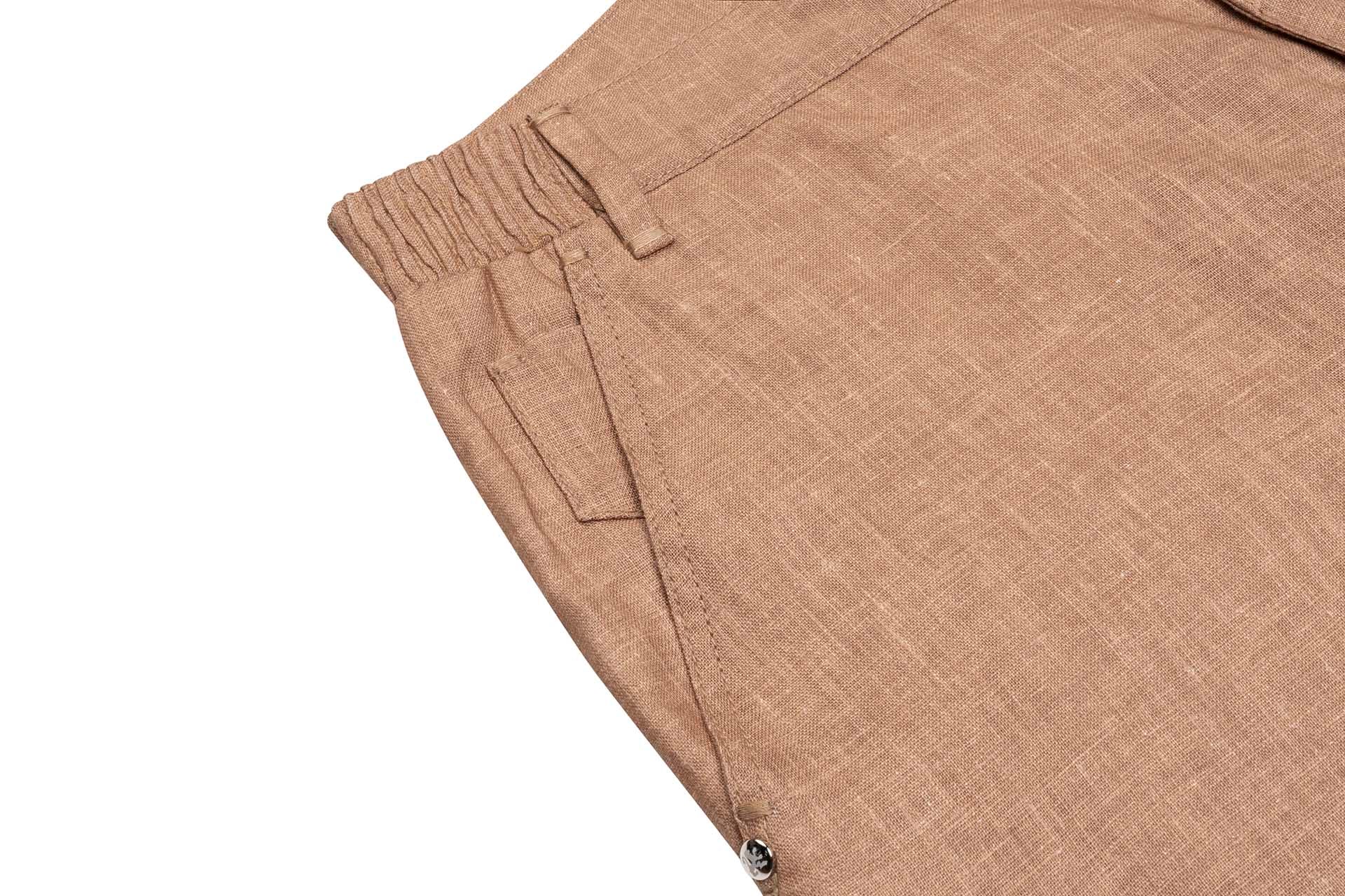 Slim Fit, Linen Trousers - ZILLI