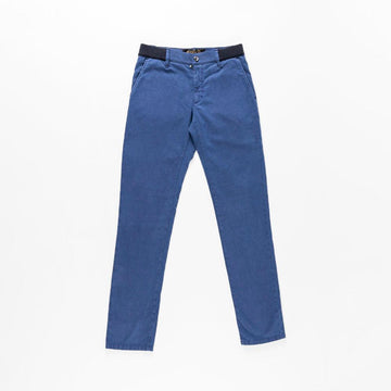 Slim Pants with Calfskin Details - ZILLI