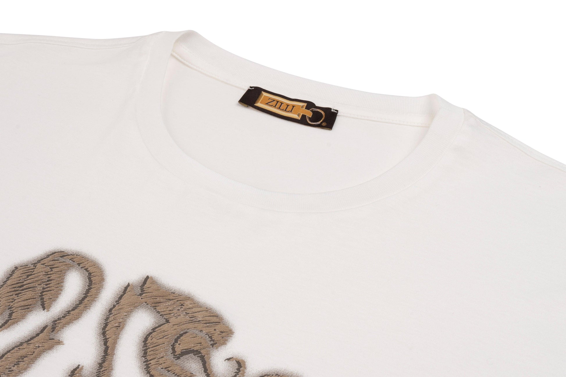 T-shirt with embossed Griffon pattern - ZILLI