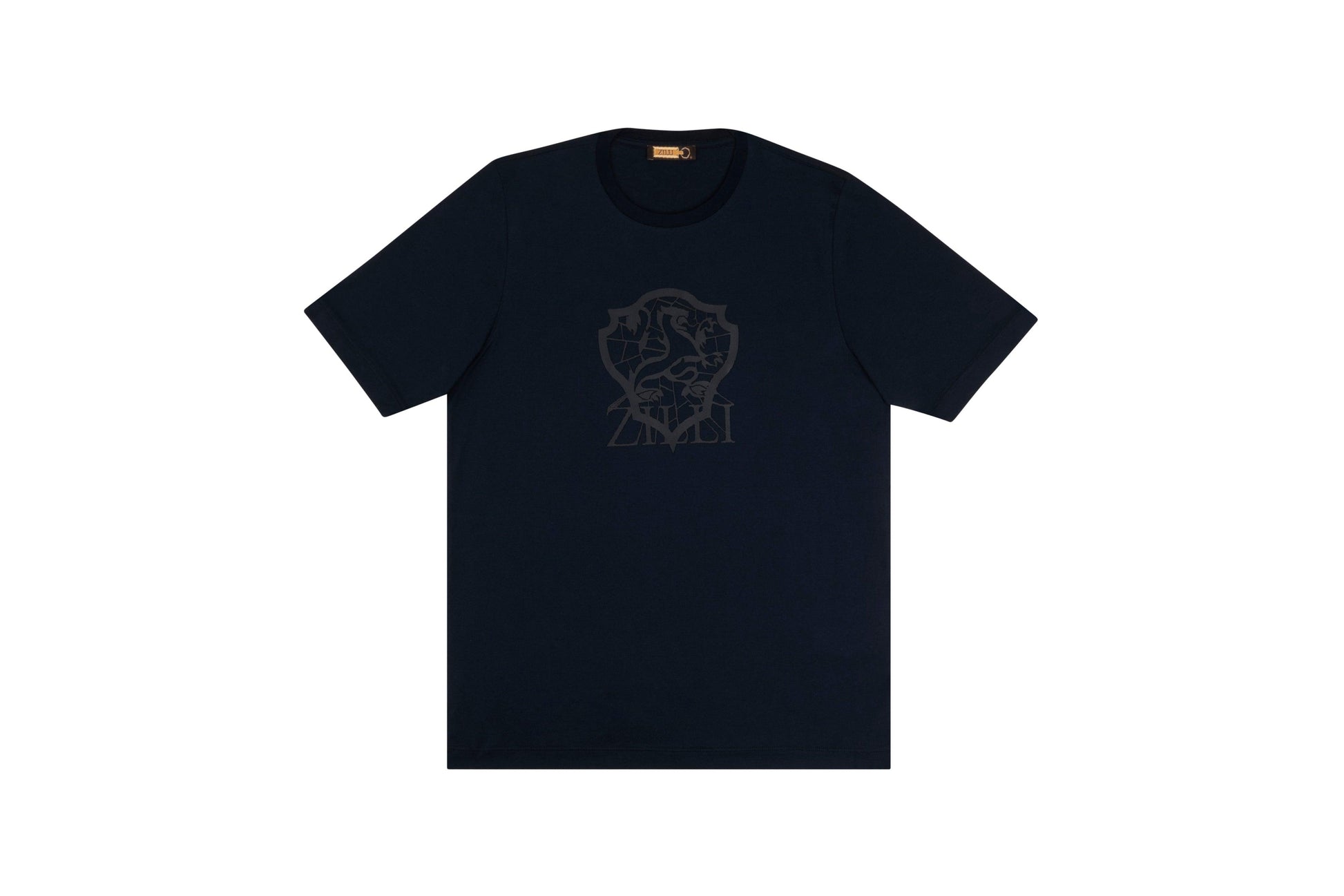 T-shirt with lambskin Griffon design - ZILLI