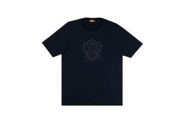 T-shirt with lambskin Griffon design - ZILLI