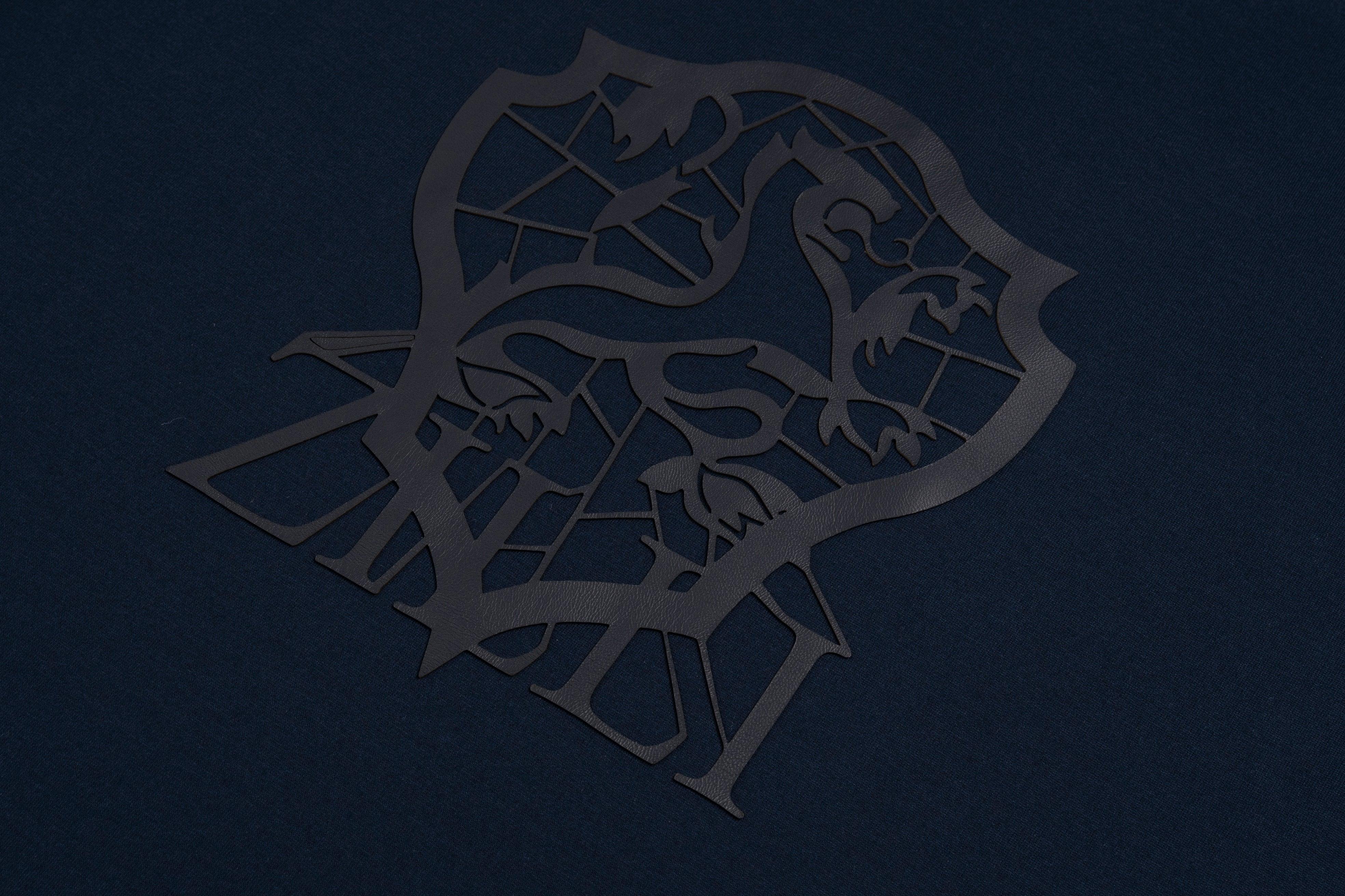 T-shirt with lambskin Griffon design - ZILLI