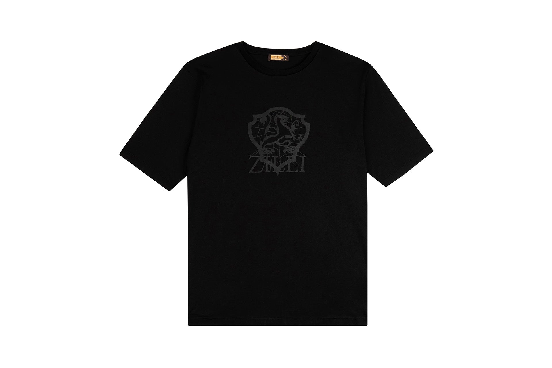 T-shirt with lambskin Griffon design - ZILLI