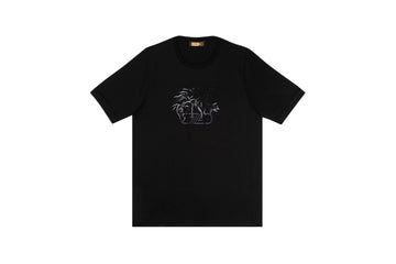 T-shirt with lion embroidery - ZILLI