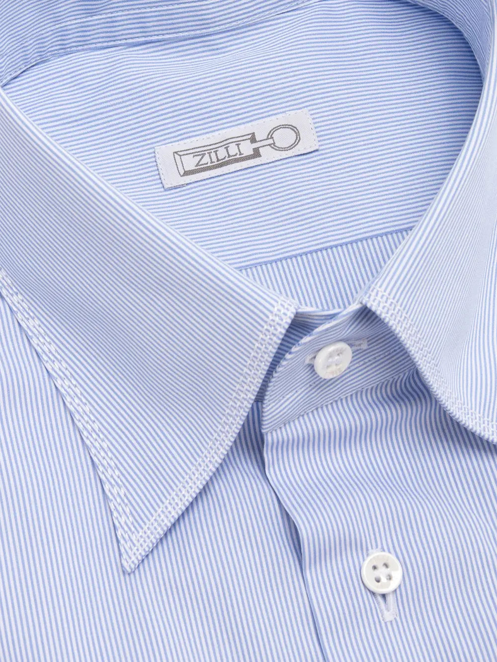 Классическая полосатая рубашка с длинным рукавом