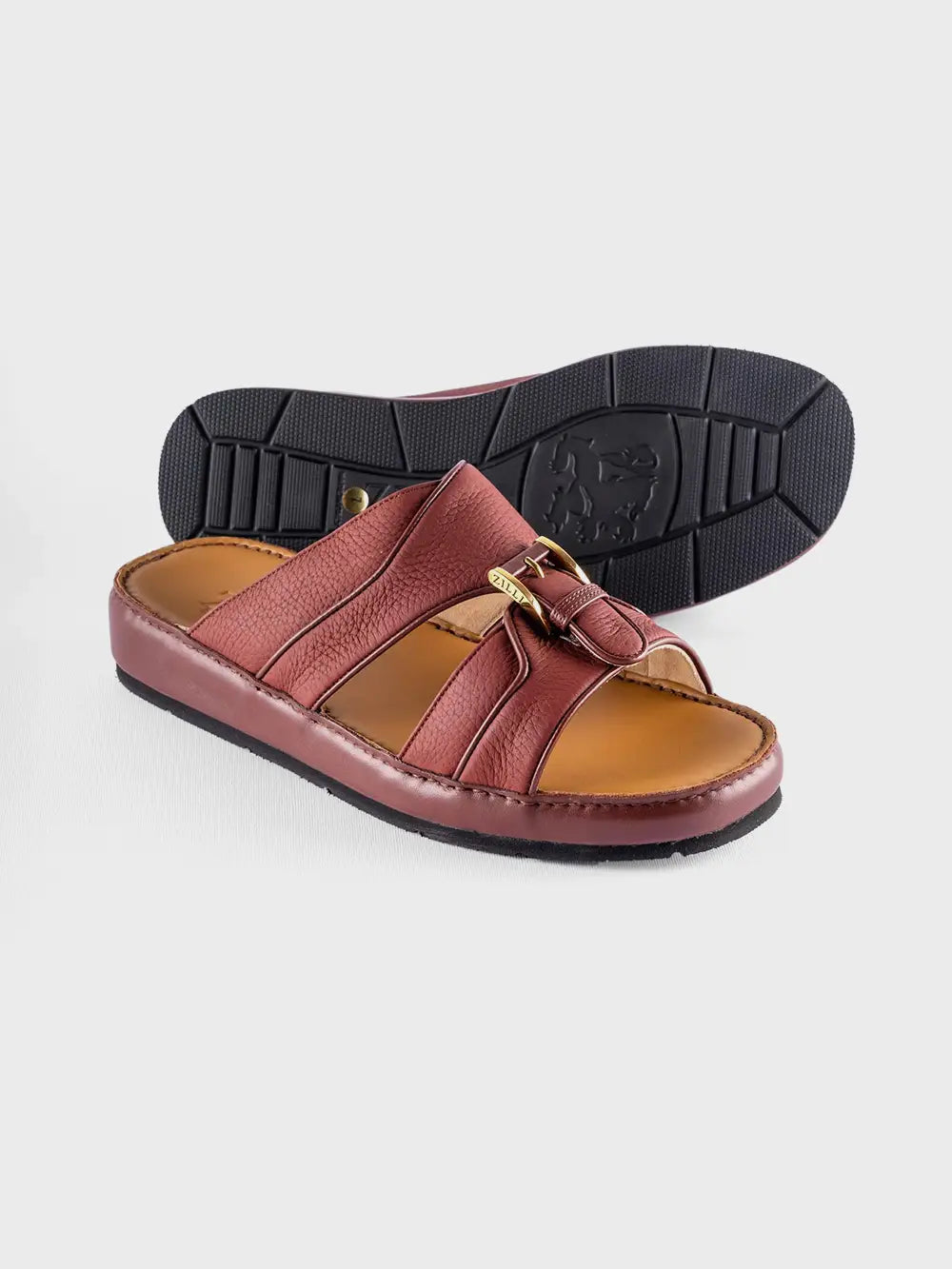 Сандалии в арабском стиле из оленьей кожи