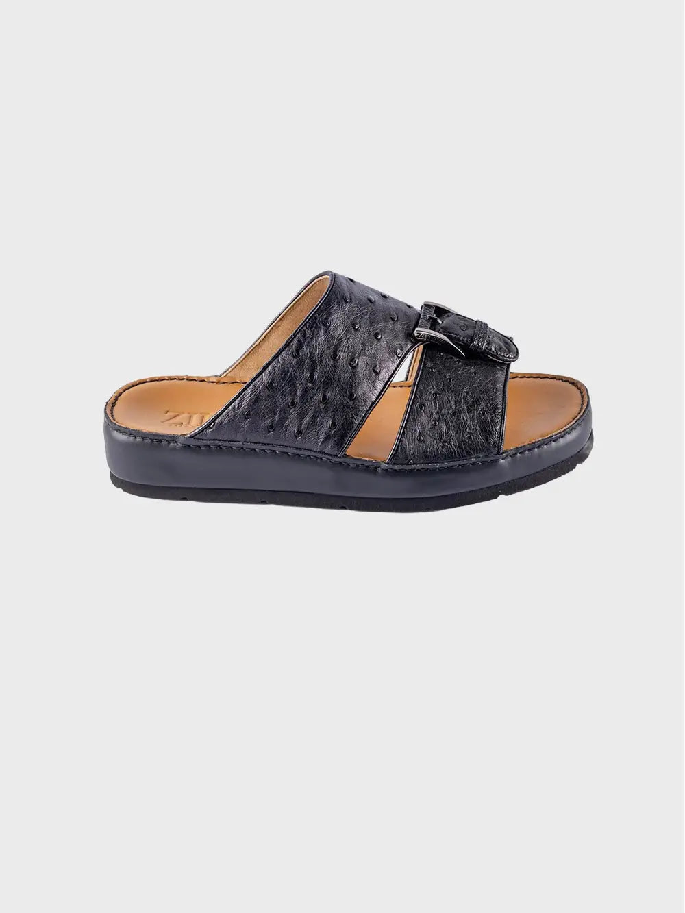 Сандалии в арабском стиле из страусиной кожи