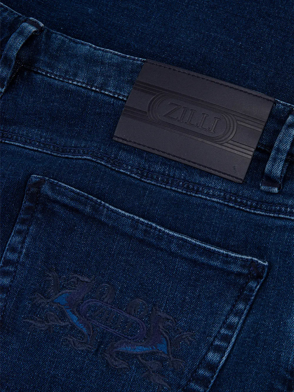 Джинсы узкого покроя из хлопка