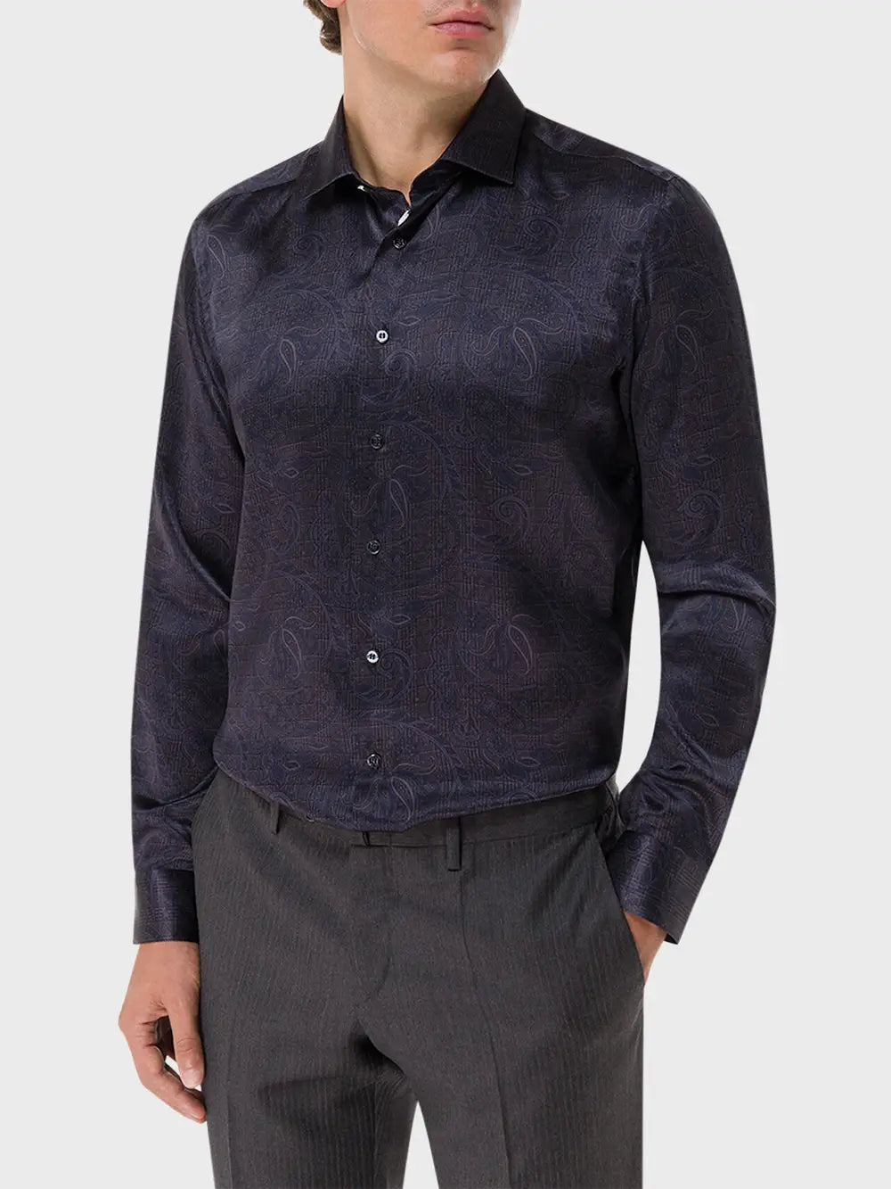 Рубашка с принтом пейсли