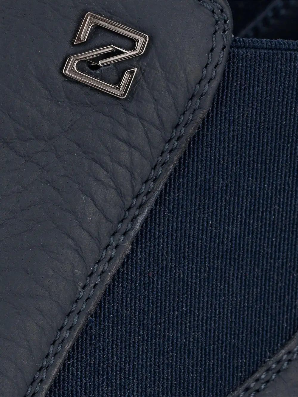 Кожаные сапоги по щиколотку цвета морской волны