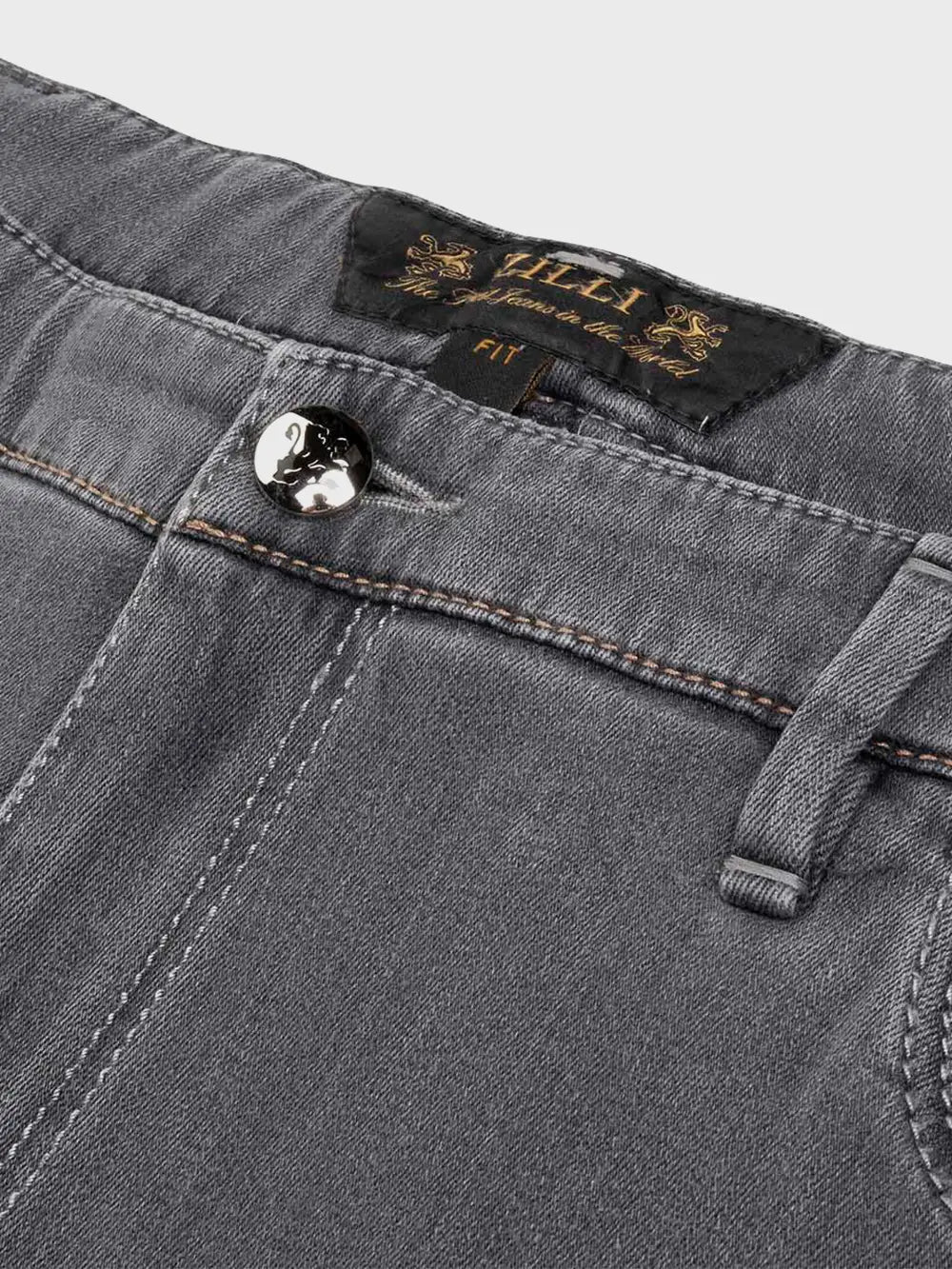 Джинсы Zilli Slim Fit с ретро-плакеткой ZILLI