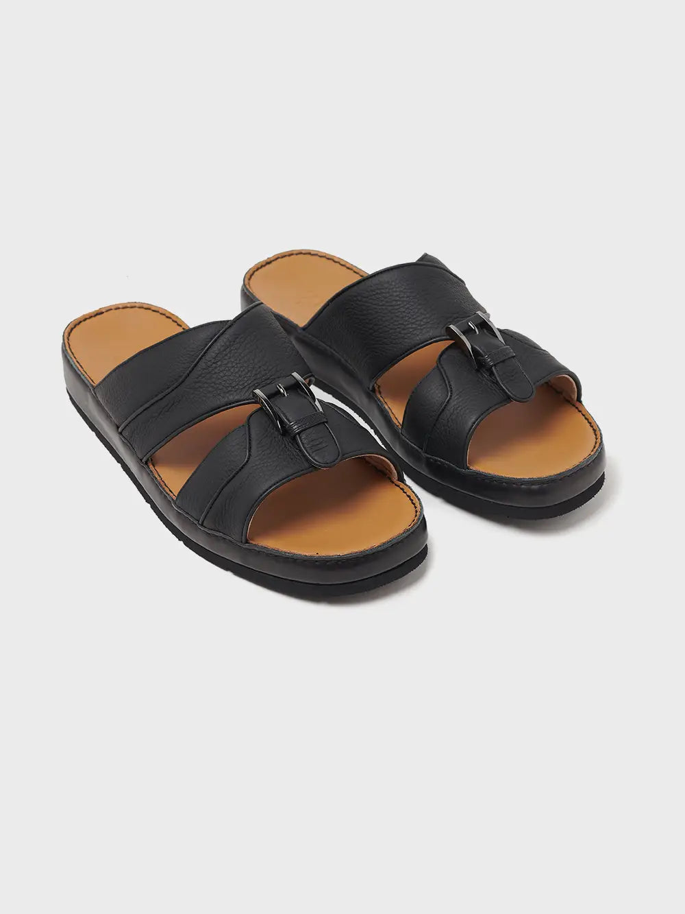 Стильные сандалии из премиальной кожи оленя