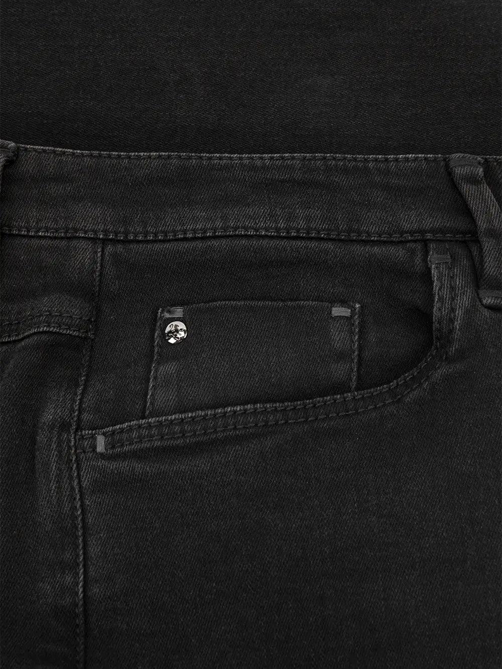 Джинсы узкого покроя из хлопка