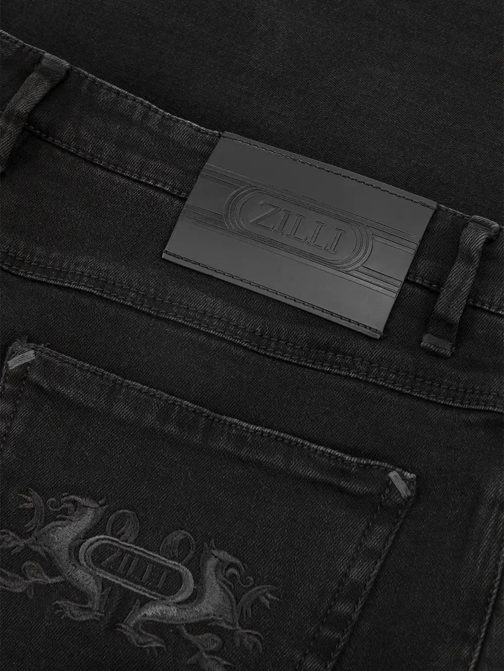 Джинсы узкого покроя из хлопка