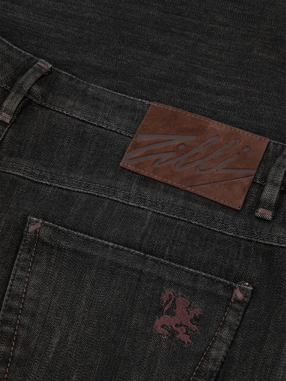 Джинсы узкого покроя из хлопка