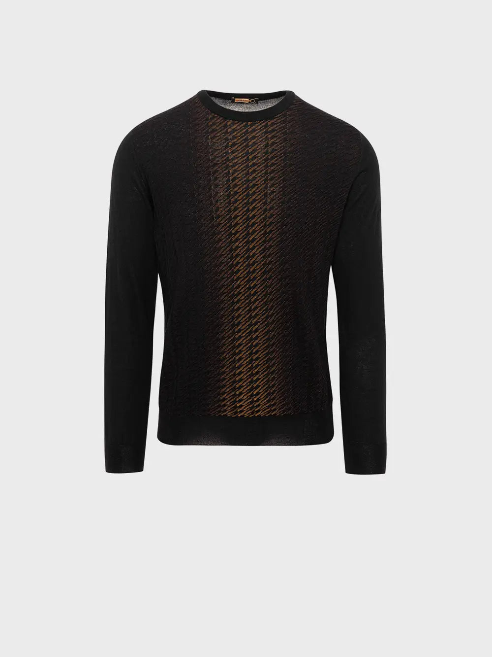 Свитер с круглым вырезом