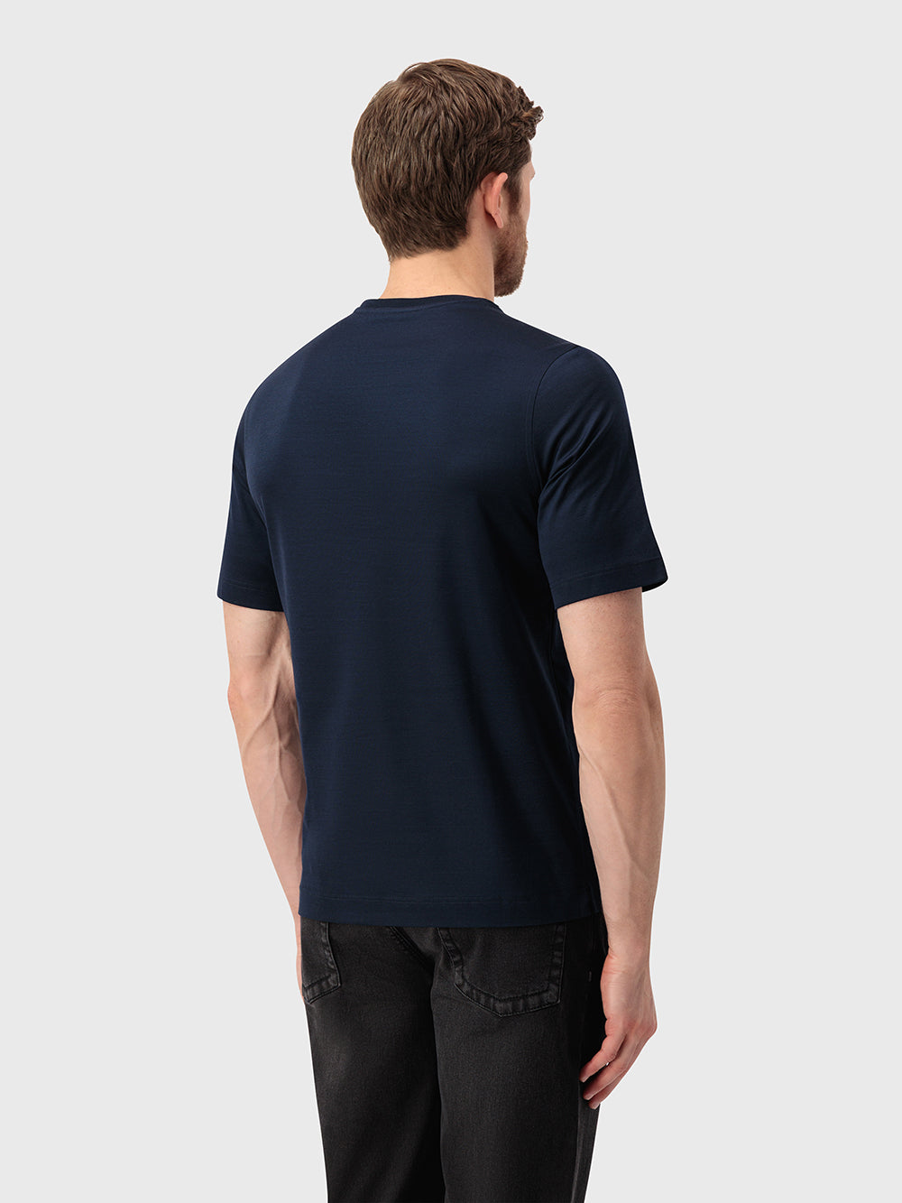 Футболка с вышивкой логотипа - Синий ВМФ