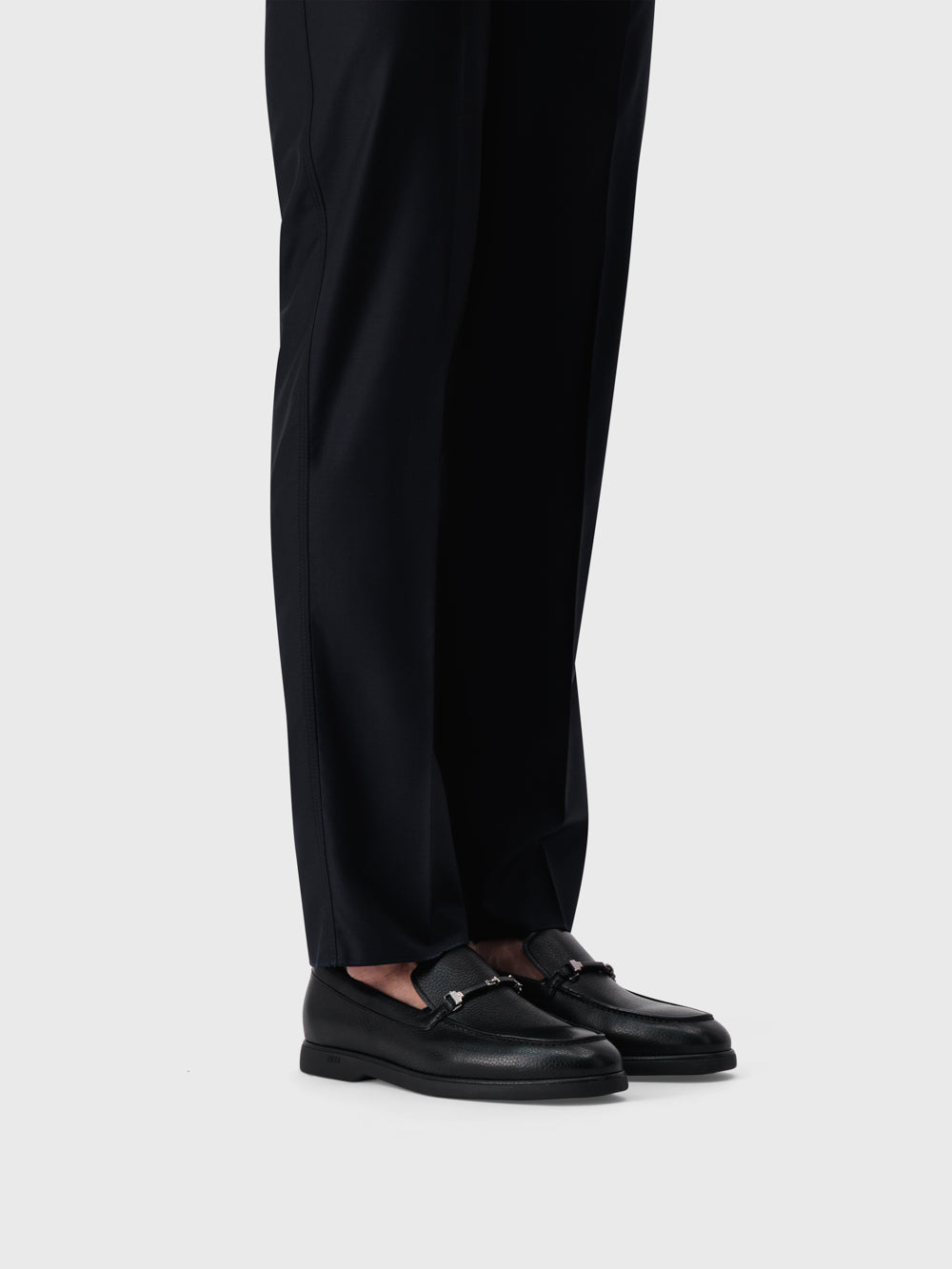 Лоферы с фурнитурой - Черный